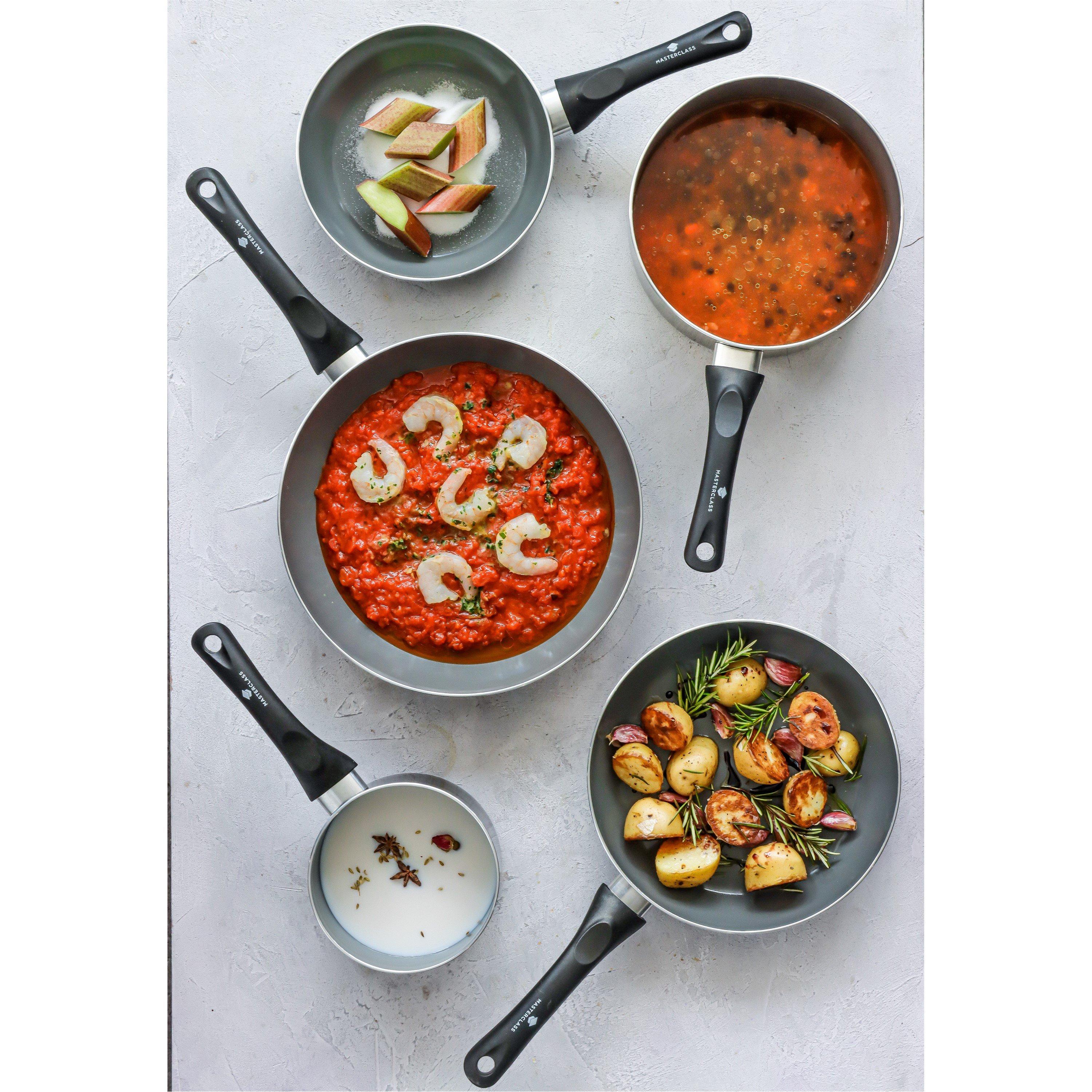 Grey - MasterClass - MasterClass Can-to-Pan Non-Stick Frying Pan - 6