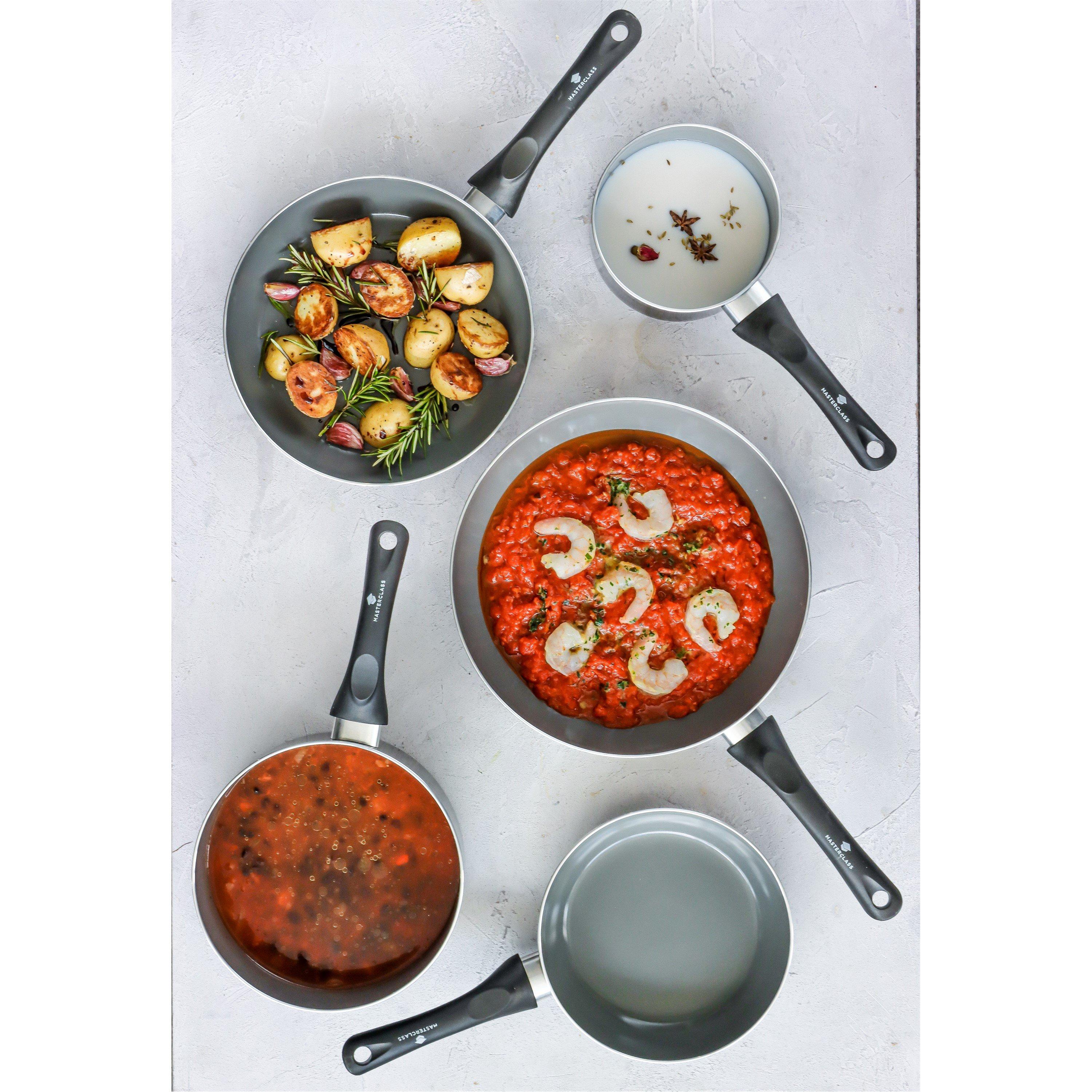 Grey - MasterClass - MasterClass Can-to-Pan Non-Stick Frying Pan - 6