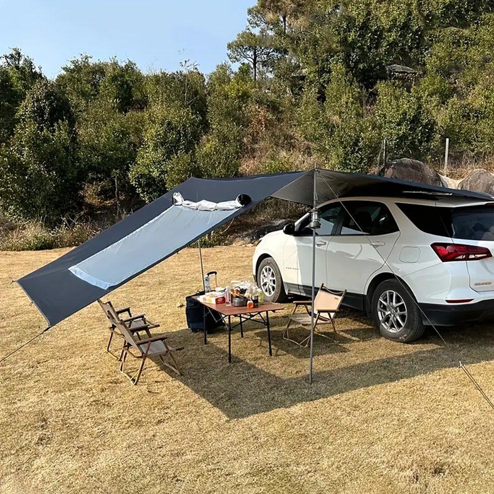 Black - Breeins - Car Side Awning Tent - 1