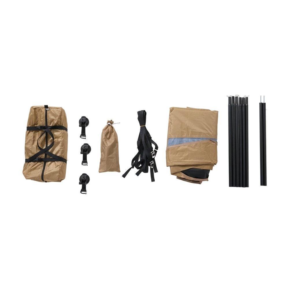 Black - Breeins - Car Side Awning Tent - 14