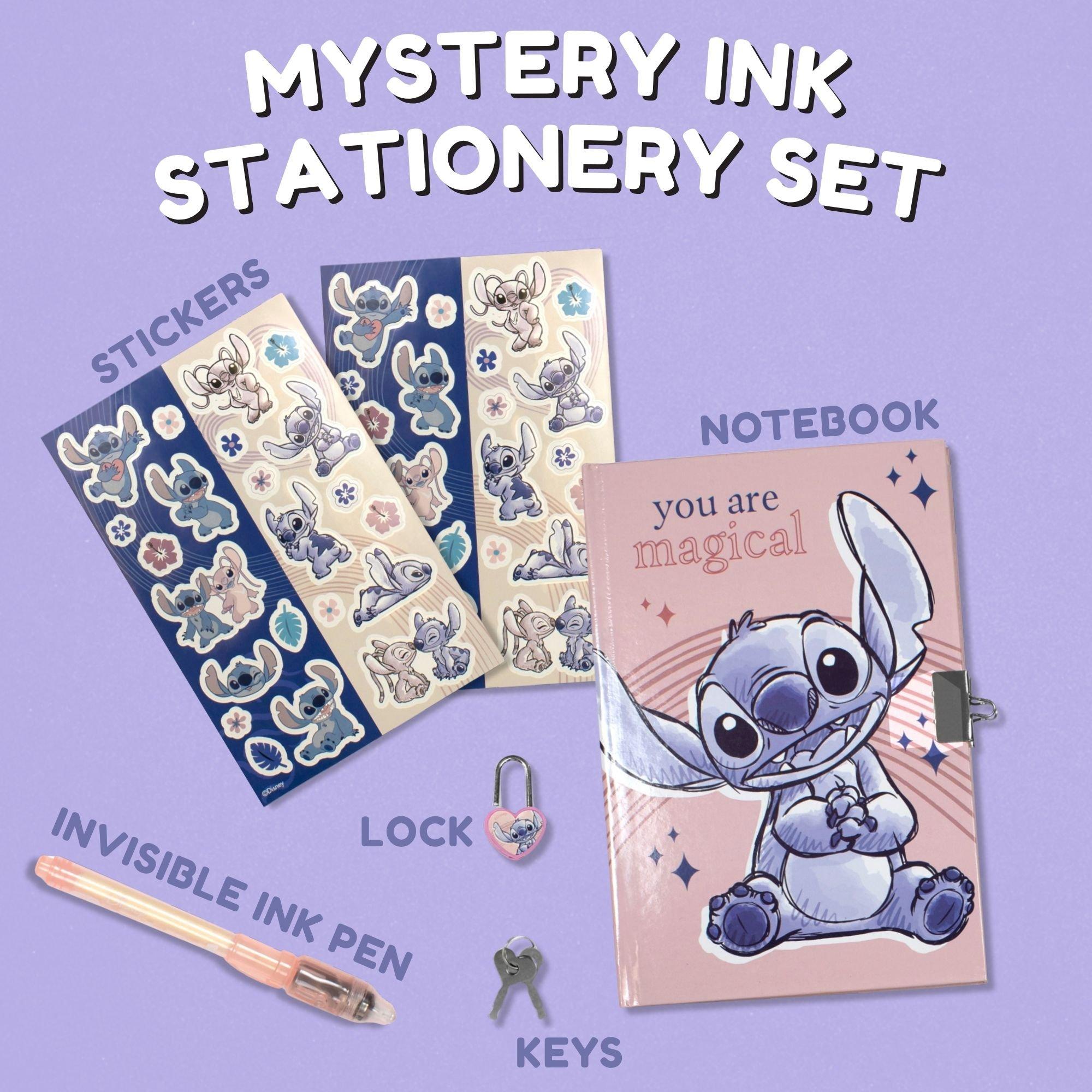 Pink - Disney Stitch - Stitch Locked Diary & Magic Pen Set - 2