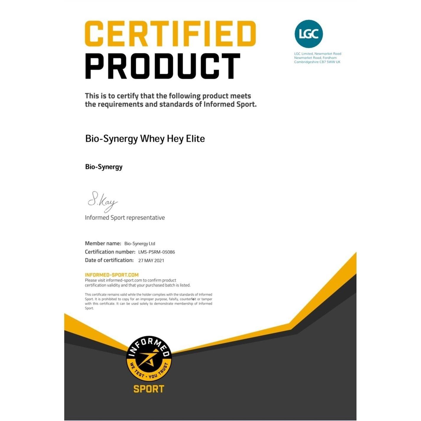 Chocolate - Bio-Synergy - Whey Hey Elite - chocolate 1 kg - 3