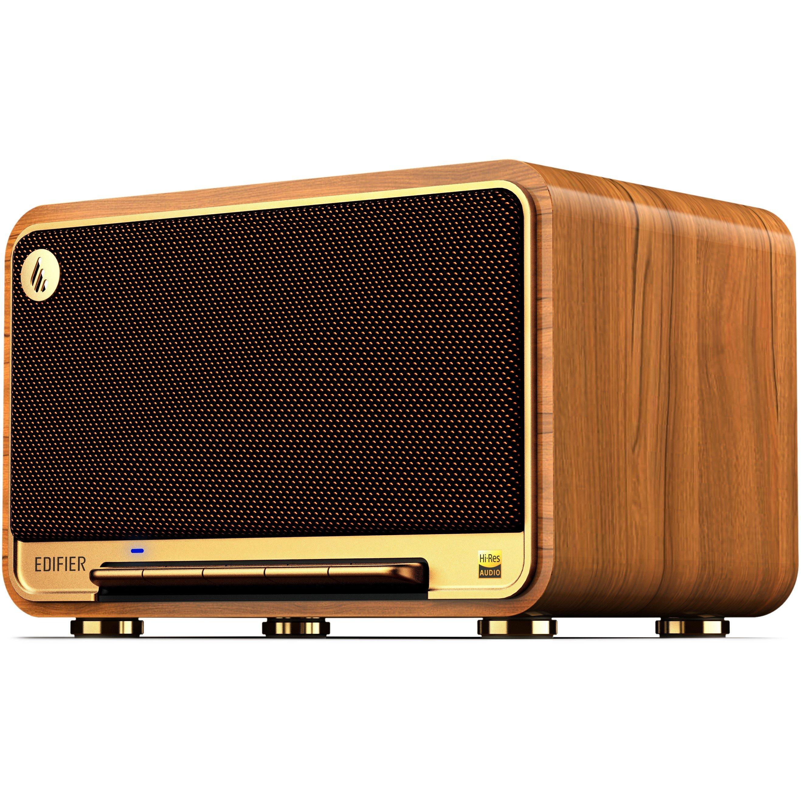 Brown - Edifier - Edifier D32 Tabletop Bluetooth Hi-Res Speaker - 1