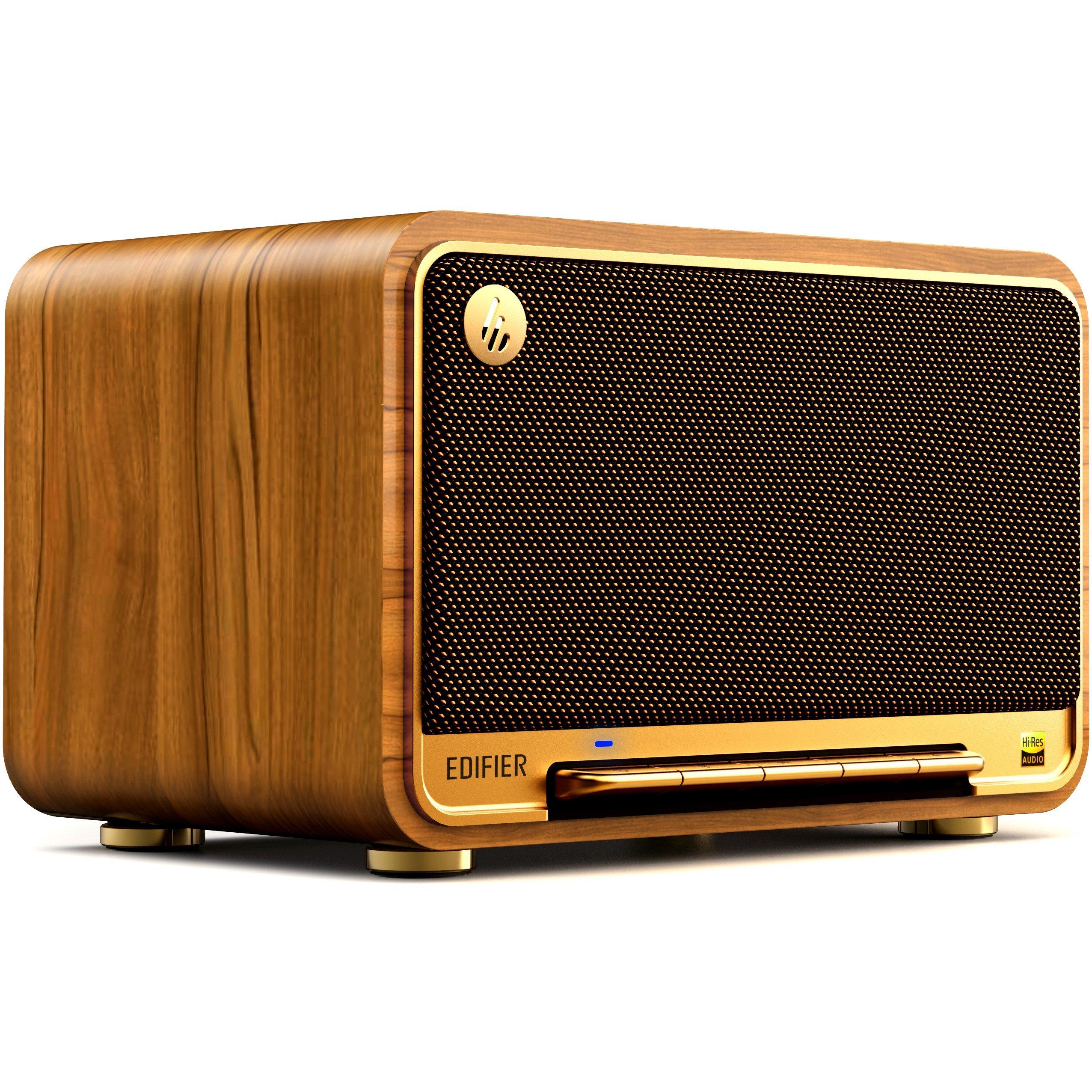 Brown - Edifier - Edifier D32 Tabletop Bluetooth Hi-Res Speaker - 2