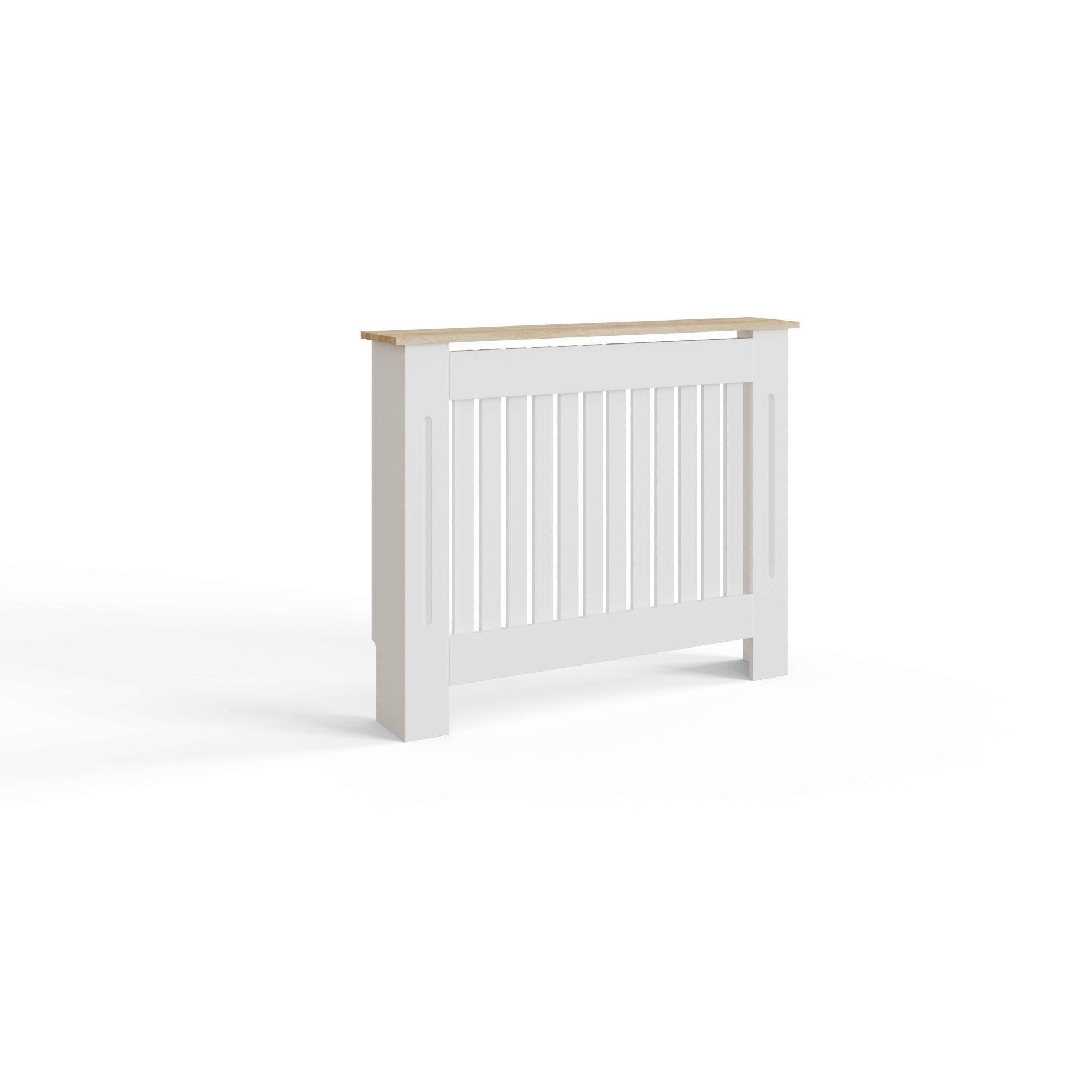 White - GFW - Longslow Radiator Cover Medium Grey - 4