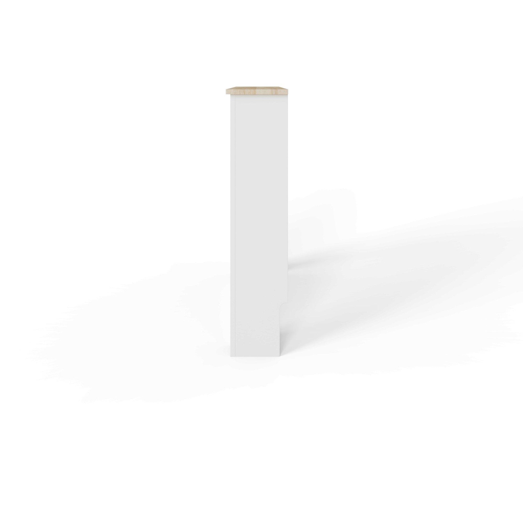 White - GFW - Longslow Radiator Cover Medium Grey - 5
