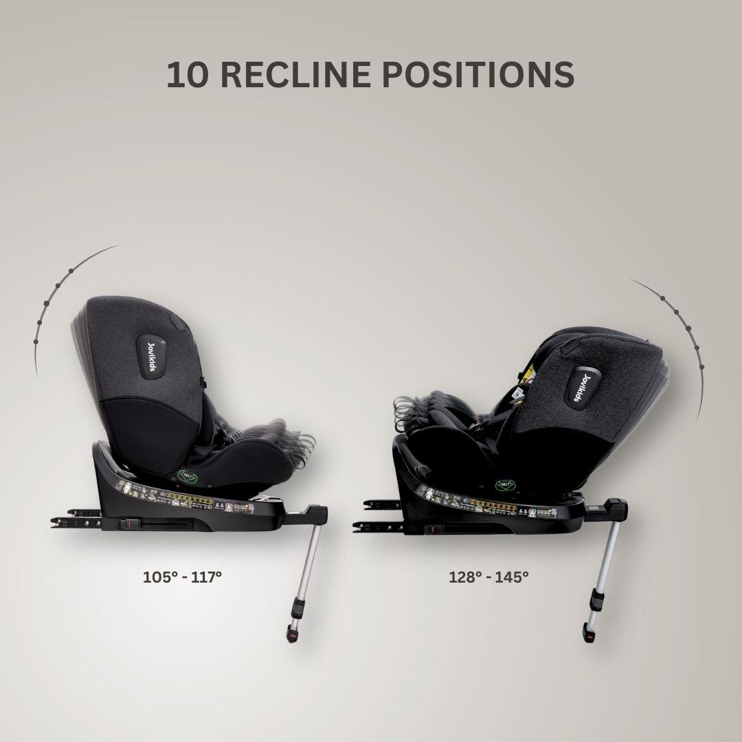 Black - JoviKids - JoviKids Ranger 2 Car Seat -Twilight - 6