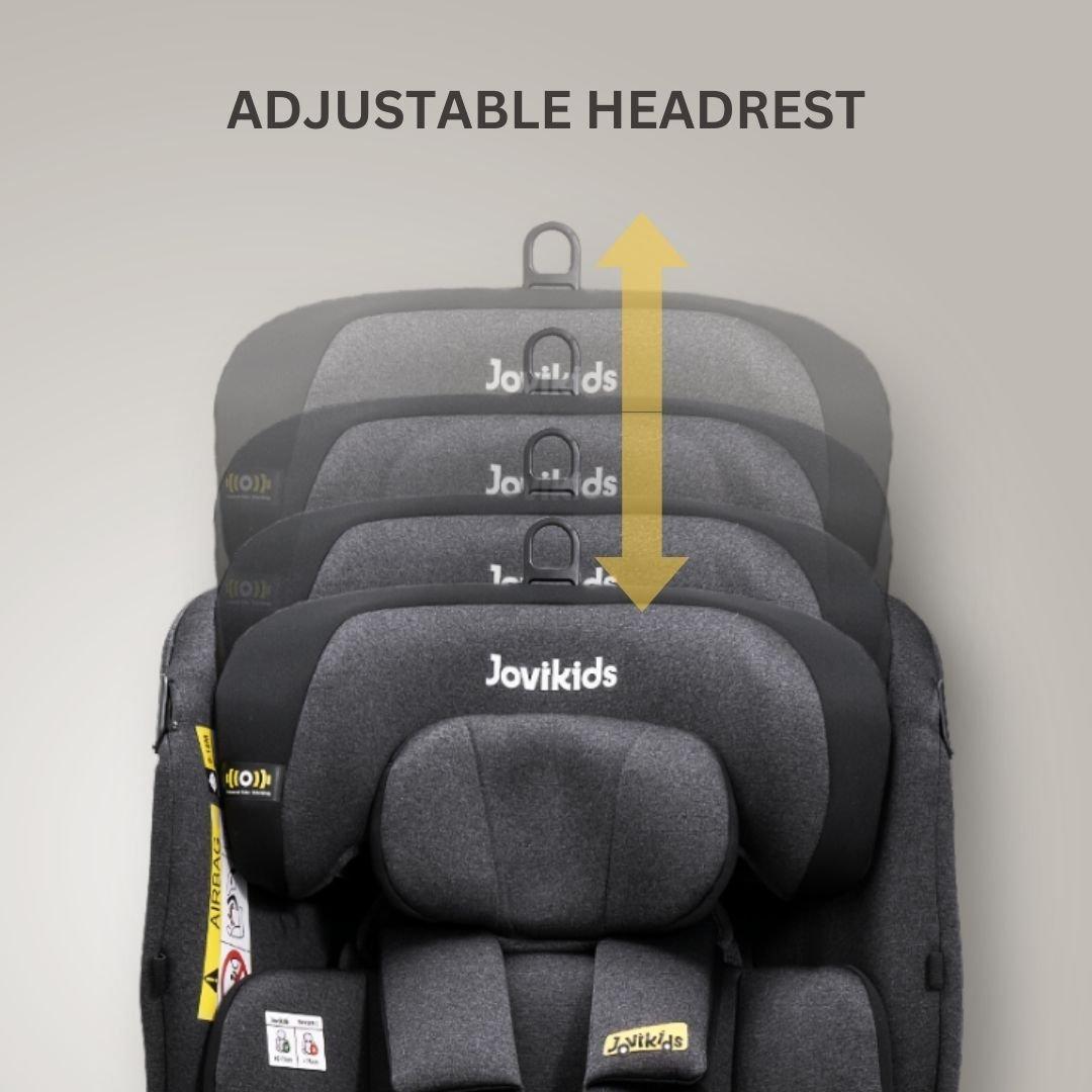 Black - JoviKids - JoviKids Ranger 2 Car Seat -Twilight - 7