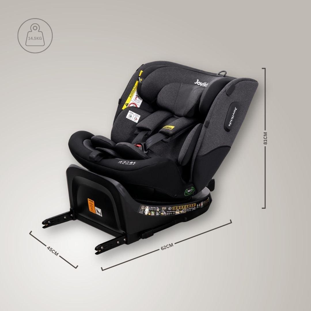 Black - JoviKids - JoviKids Ranger 2 Car Seat -Twilight - 10