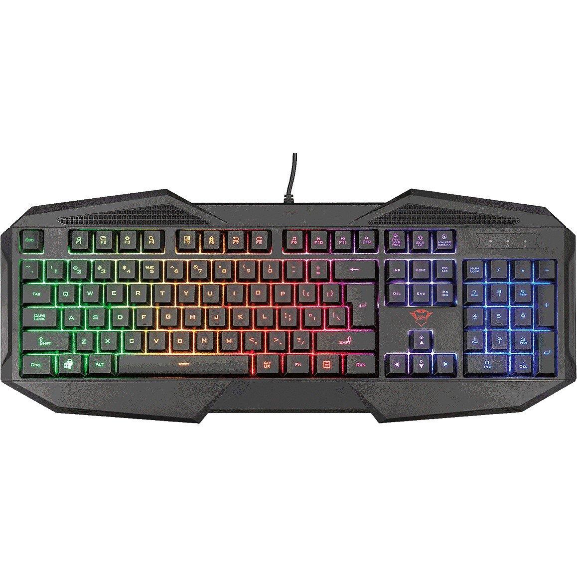 Zwart - Trust - GXT 830RW Avonn Gaming Keyboard - 2