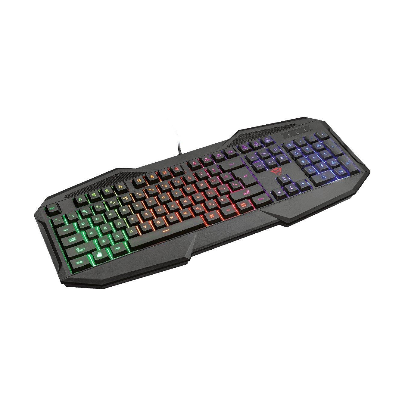 Zwart - Trust - GXT 830RW Avonn Gaming Keyboard - 4
