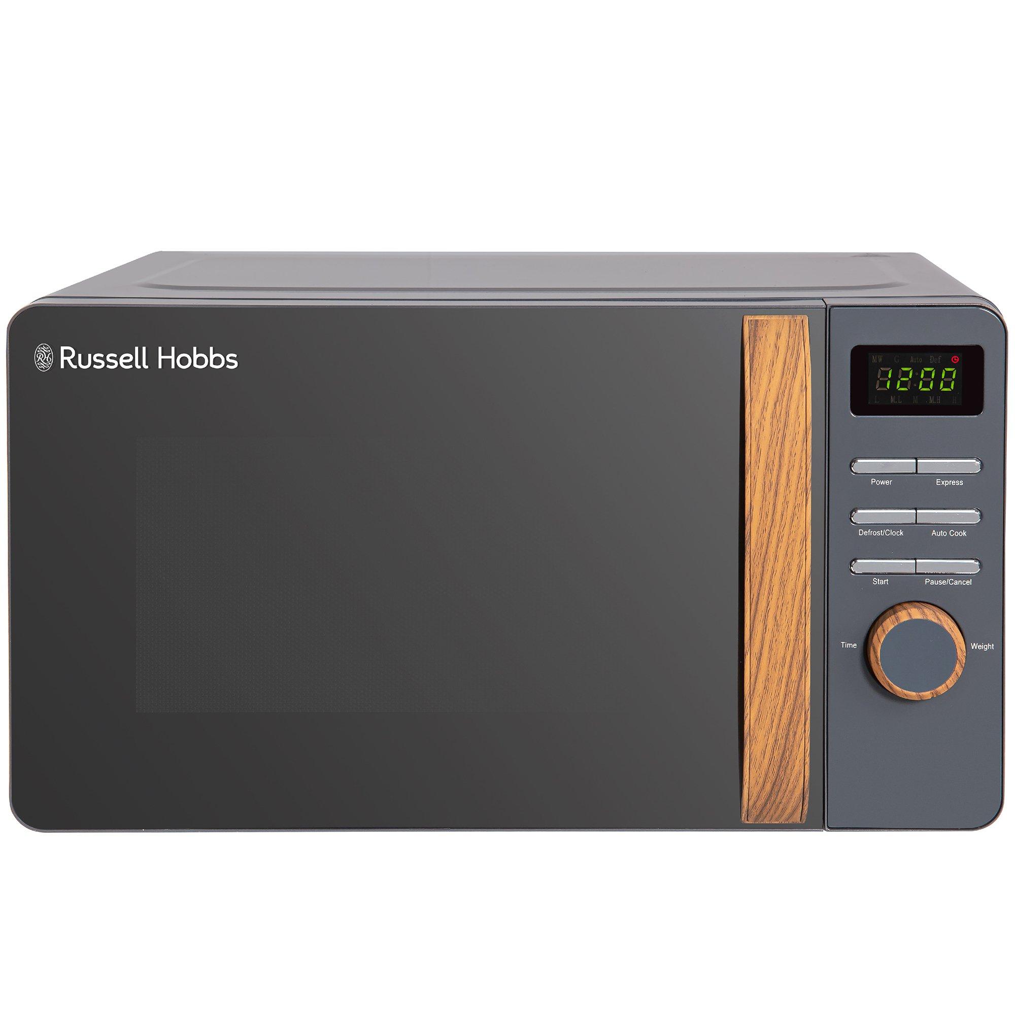 Grey - Russell Hobbs - Russell Hobbs RHMD714G-MN Scandi Compact Microwave - 1