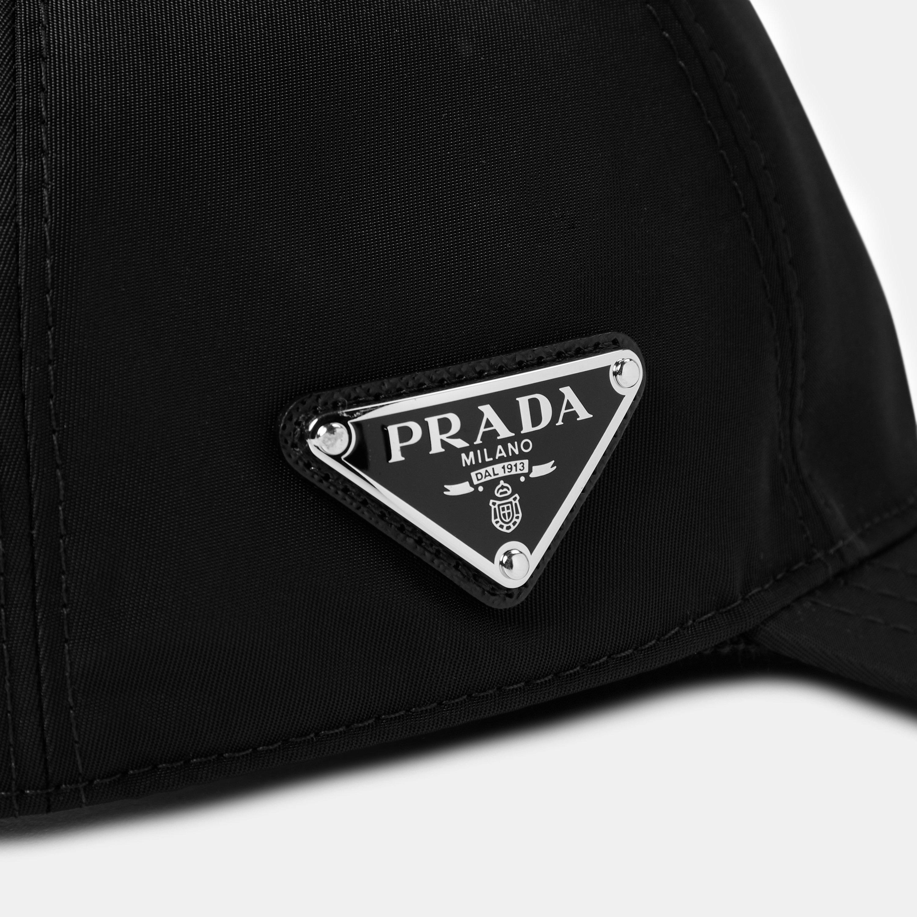Nero - Prada - Re-Nylon Baseball Cap - 4