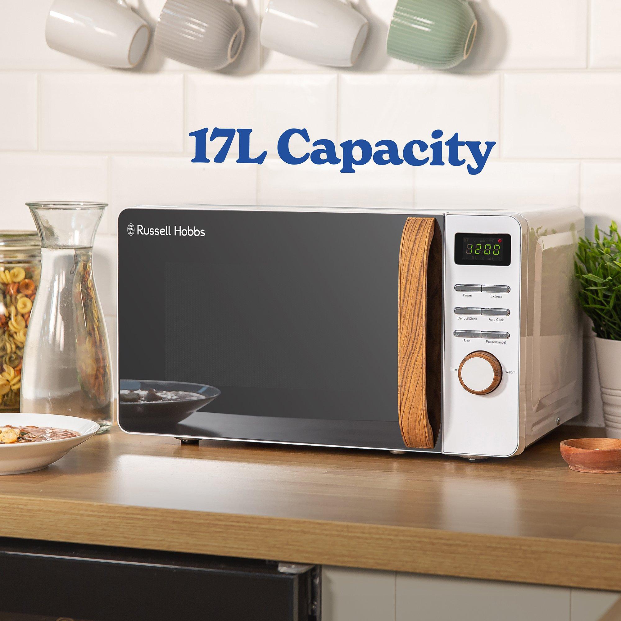 White - Russell Hobbs - RHMD714-MN Digital Microwave - 4