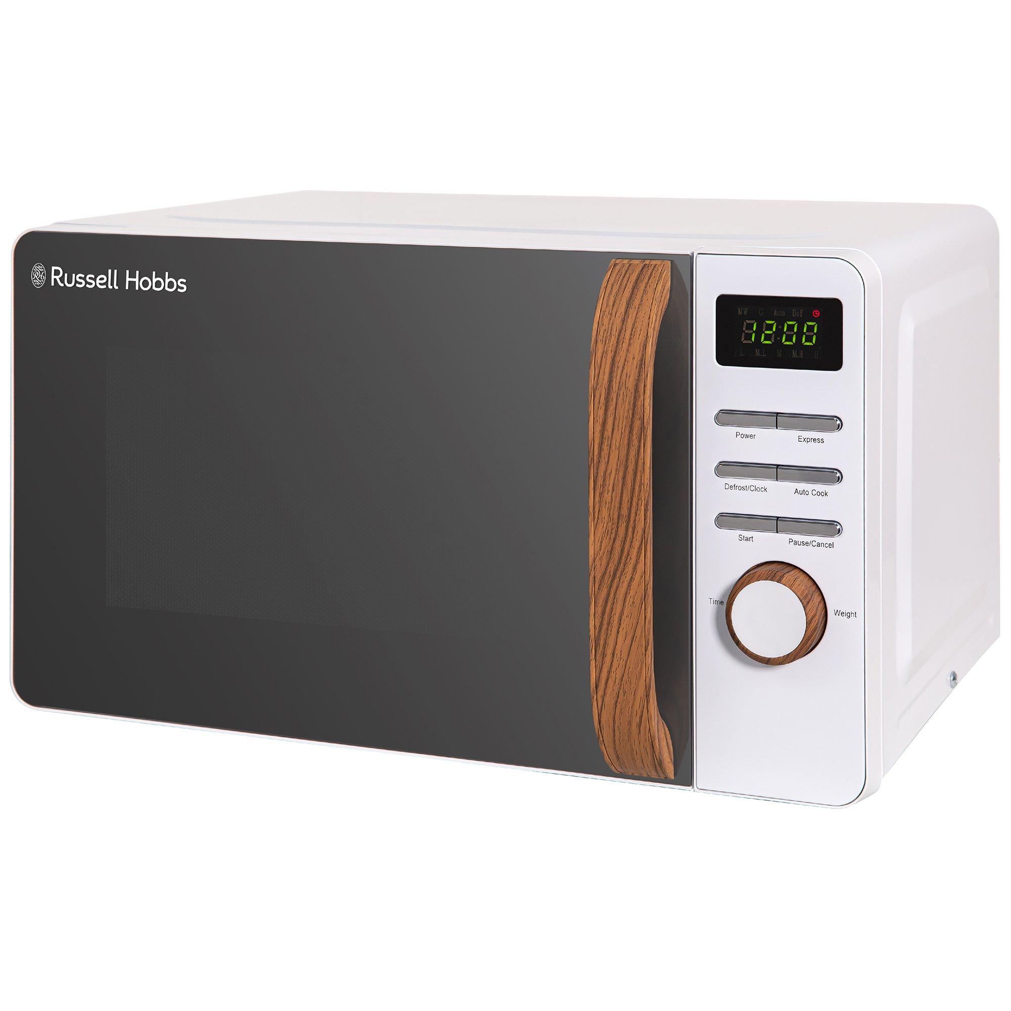 White - Russell Hobbs - RHMD714-MN Digital Microwave - 9