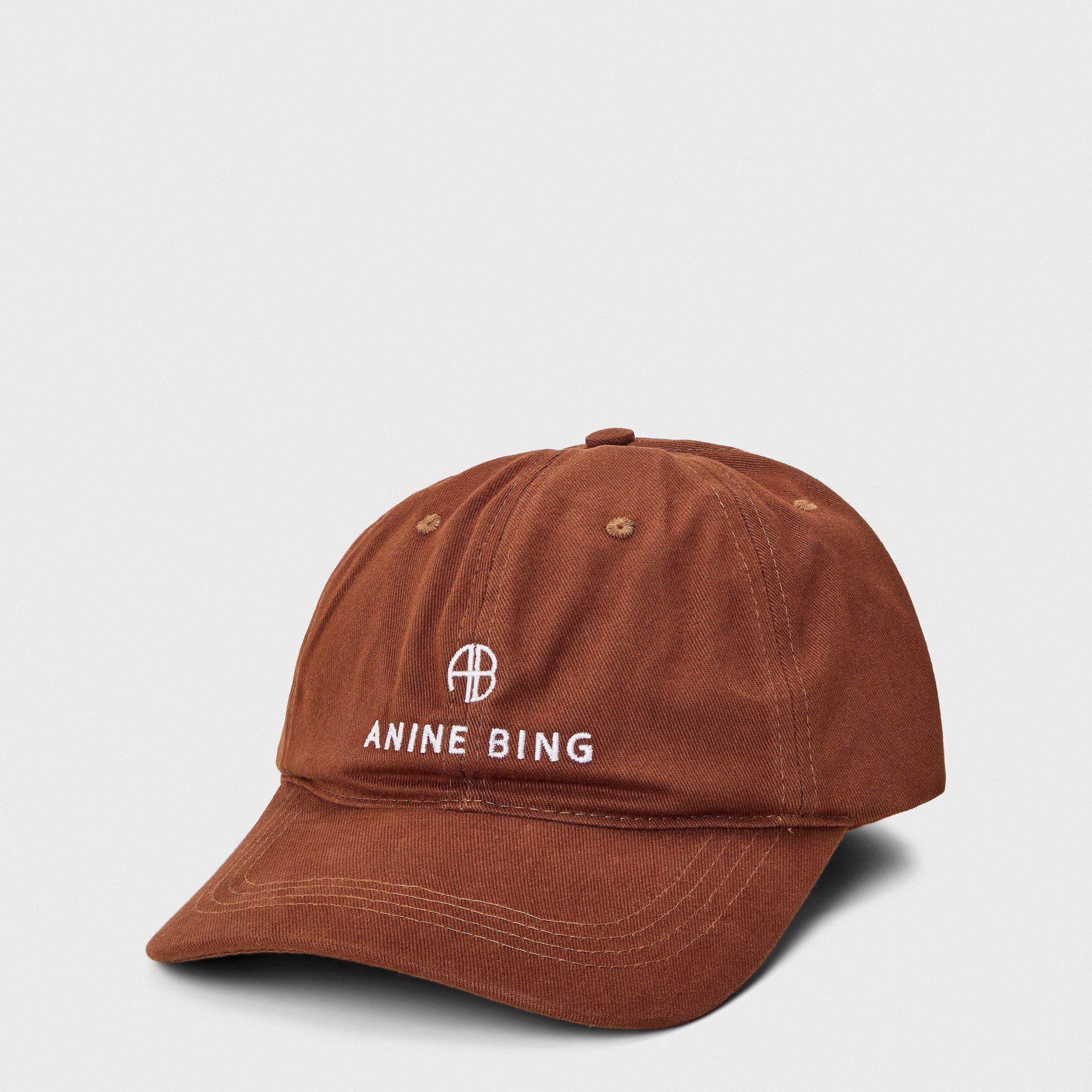 Anine Bing Womens Jeremy Baseball Cap - Brown