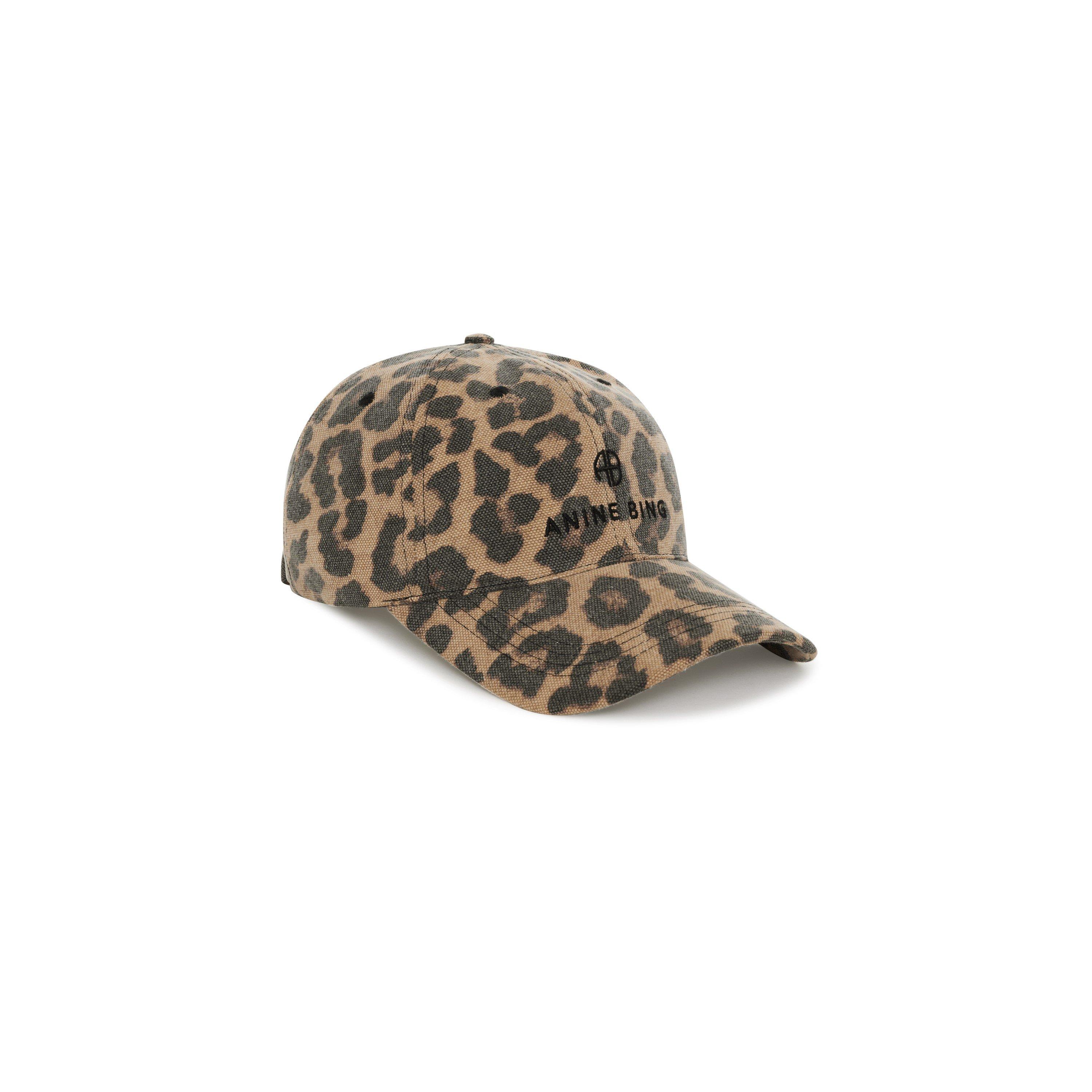 Leopard - Anine Bing - Womens Jeremy Baseball Cap - 4