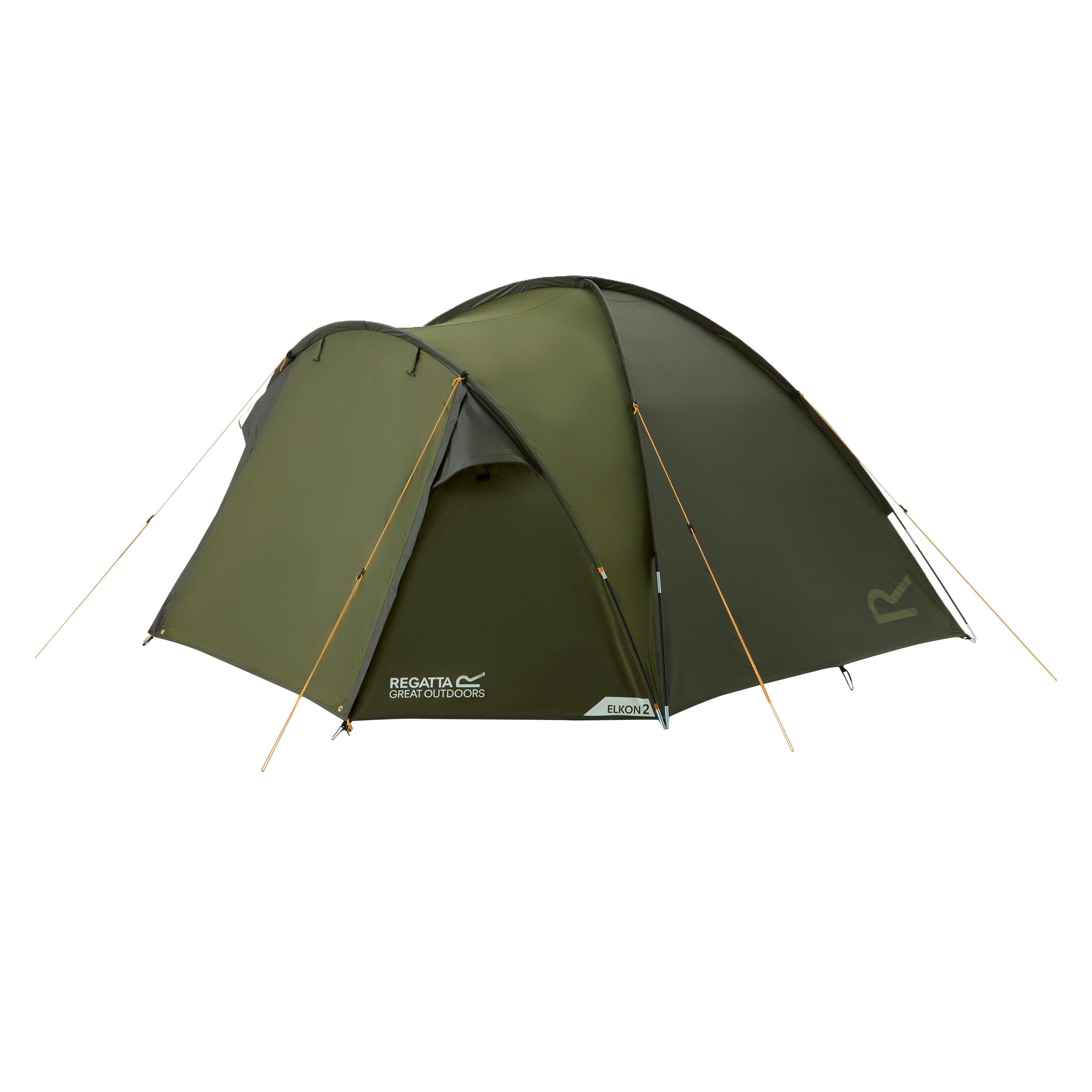 Nphgrn/Olnt - Regatta - Elkon 2 Person Waterproof Tent - 1