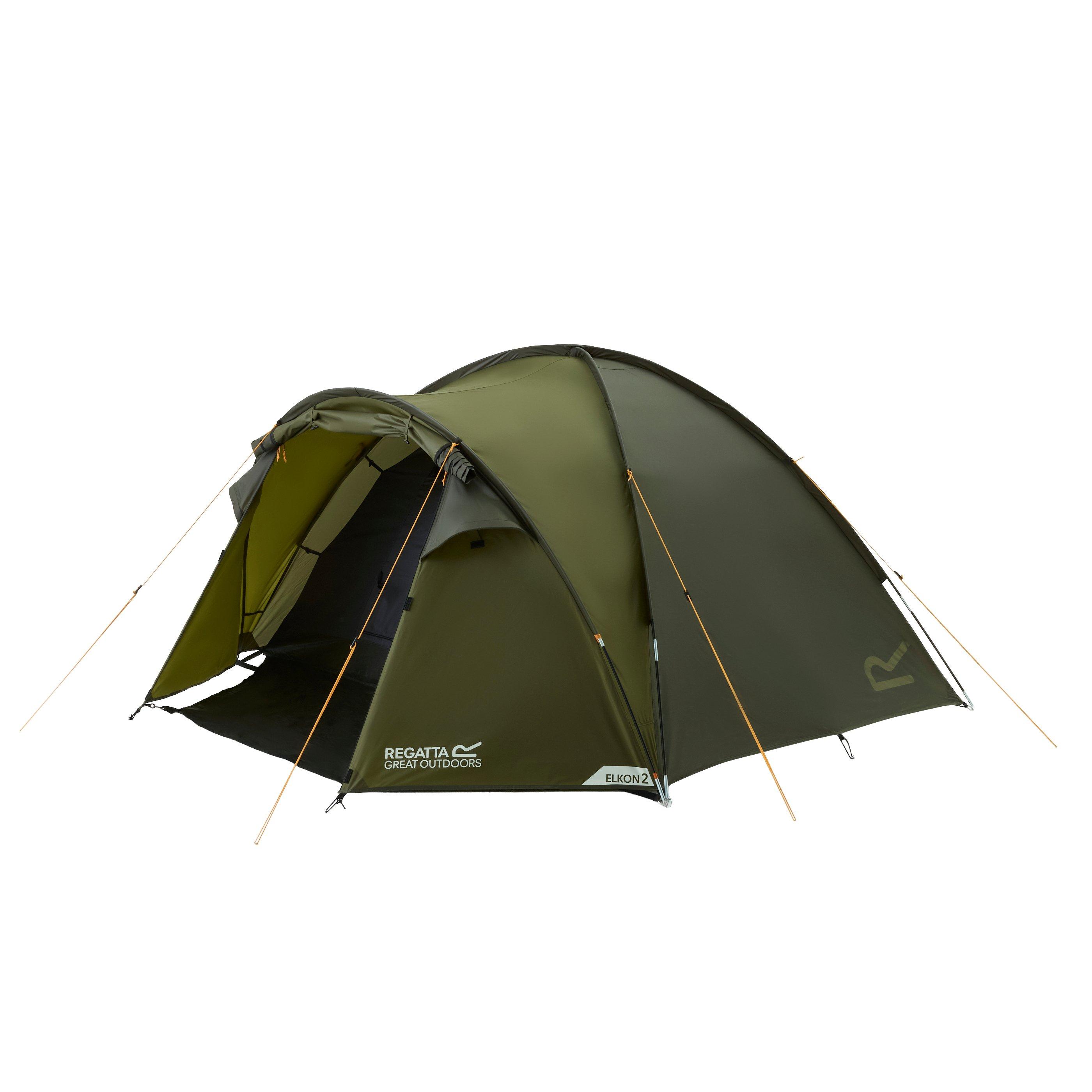 Nphgrn/Olnt - Regatta - Elkon 2 Person Waterproof Tent - 2