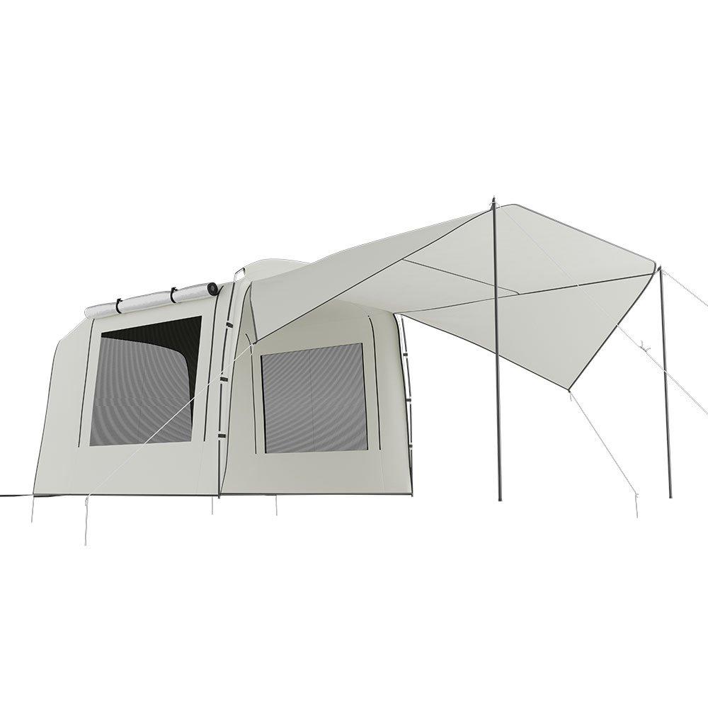 White - Breeins - Portable Tailgate Shade Awning Tent Car Tent - 1