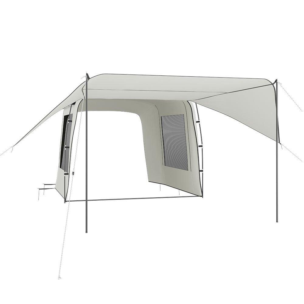 White - Breeins - Portable Tailgate Shade Awning Tent Car Tent - 5