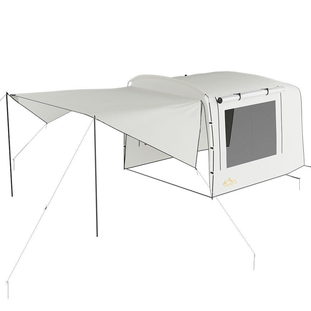 White - Breeins - Portable Tailgate Shade Awning Tent Car Tent - 6