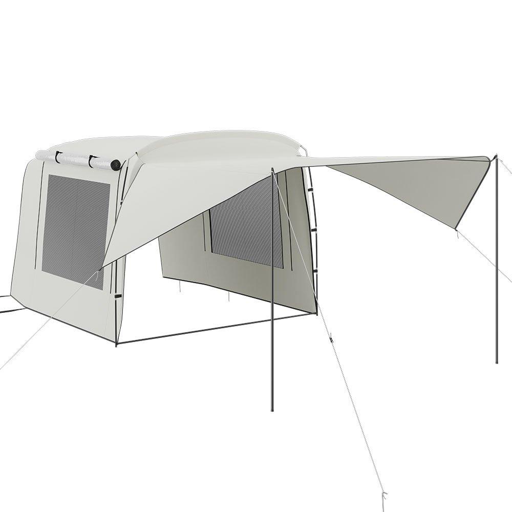 White - Breeins - Portable Tailgate Shade Awning Tent Car Tent - 7
