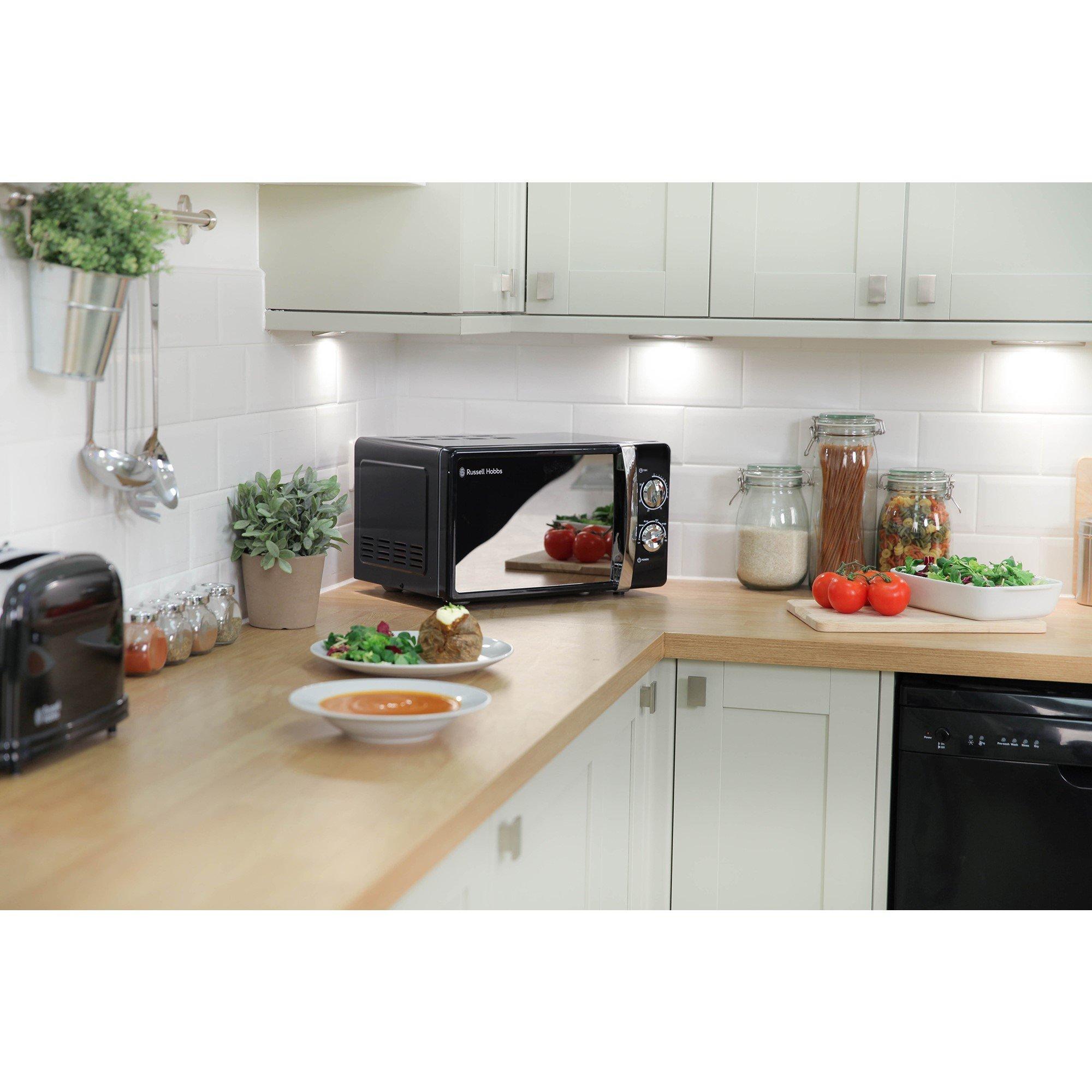 Black - Russell Hobbs - RHMM701B-N Colours Plus Microwave - 3