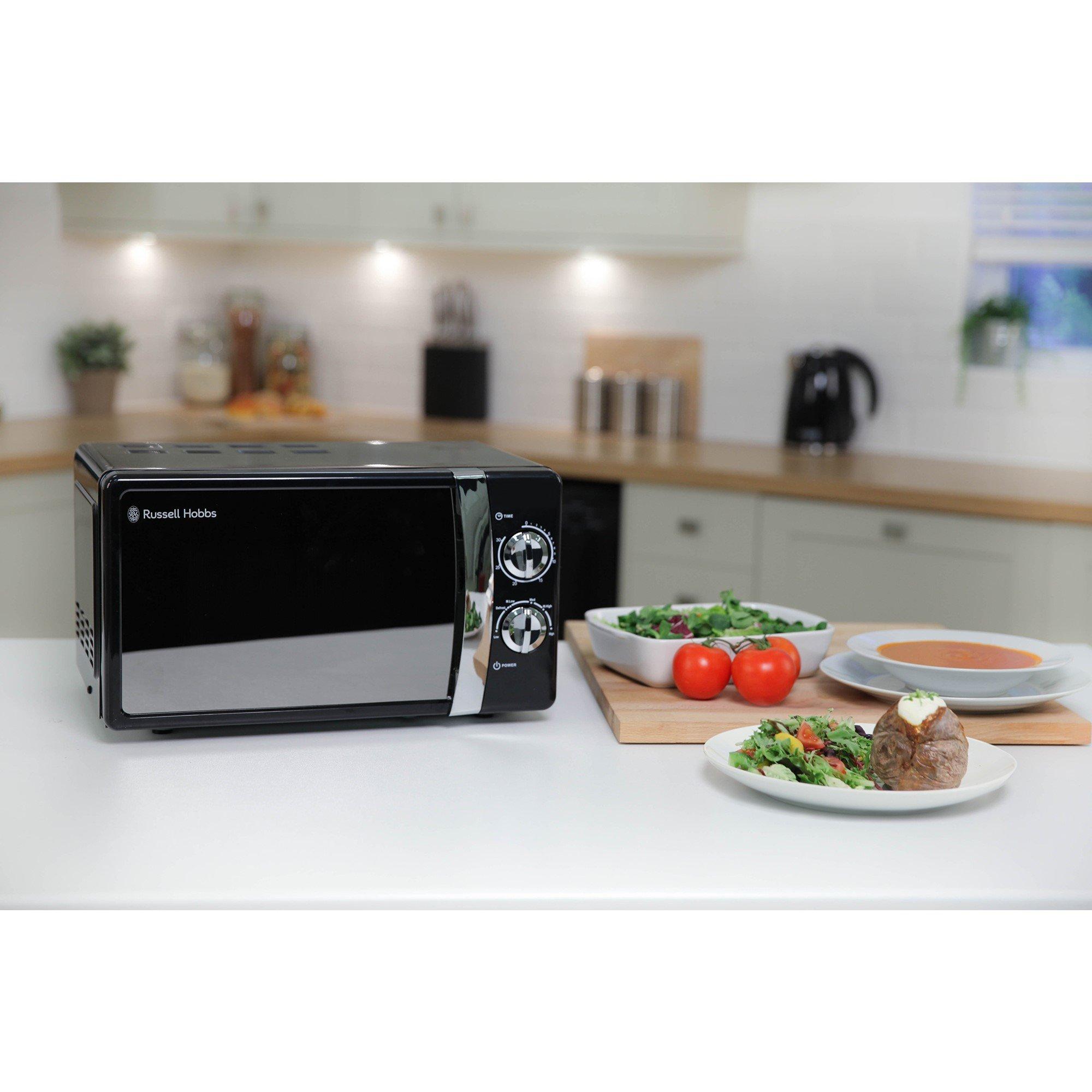 Black - Russell Hobbs - RHMM701B-N Colours Plus Microwave - 5