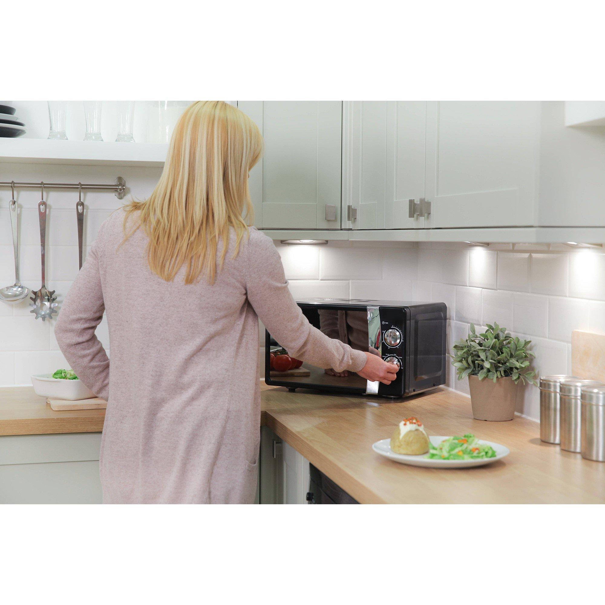 Black - Russell Hobbs - RHMM701B-N Colours Plus Microwave - 6