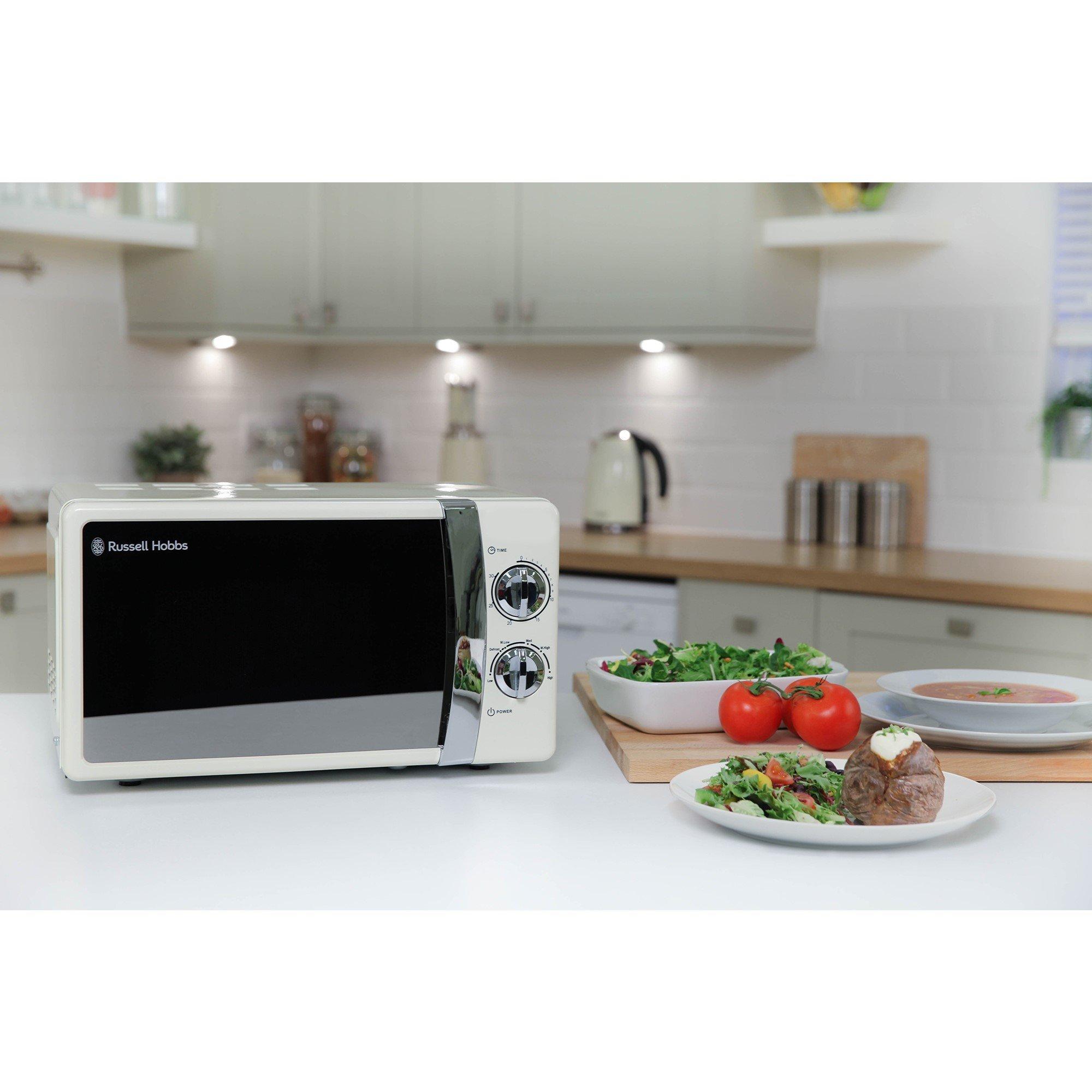 Cream - Russell Hobbs - RHMM701C-N Colours Plus Microwave - 3