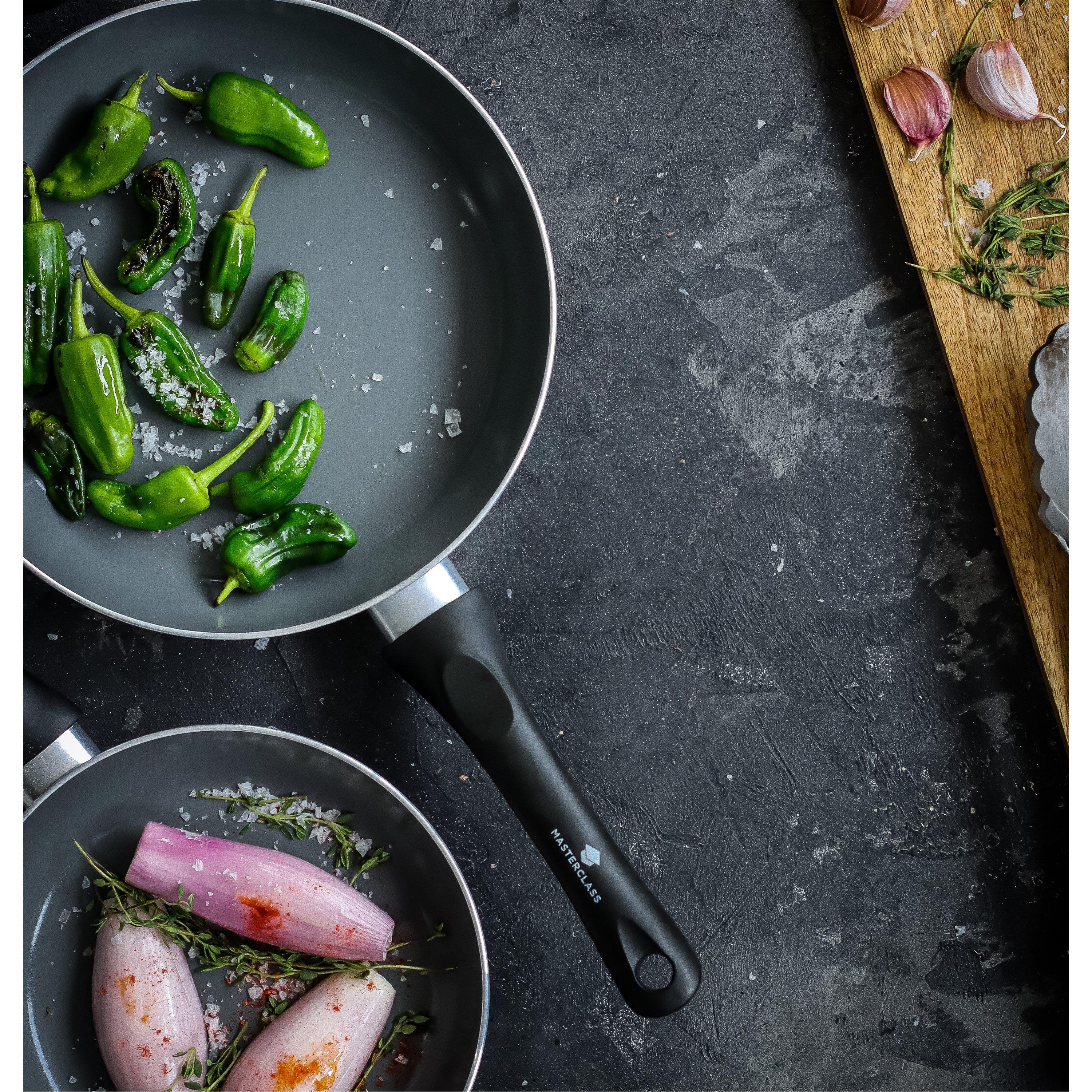 Grey - MasterClass - Can-to-Pan Non-Stick Frying Pan - 4