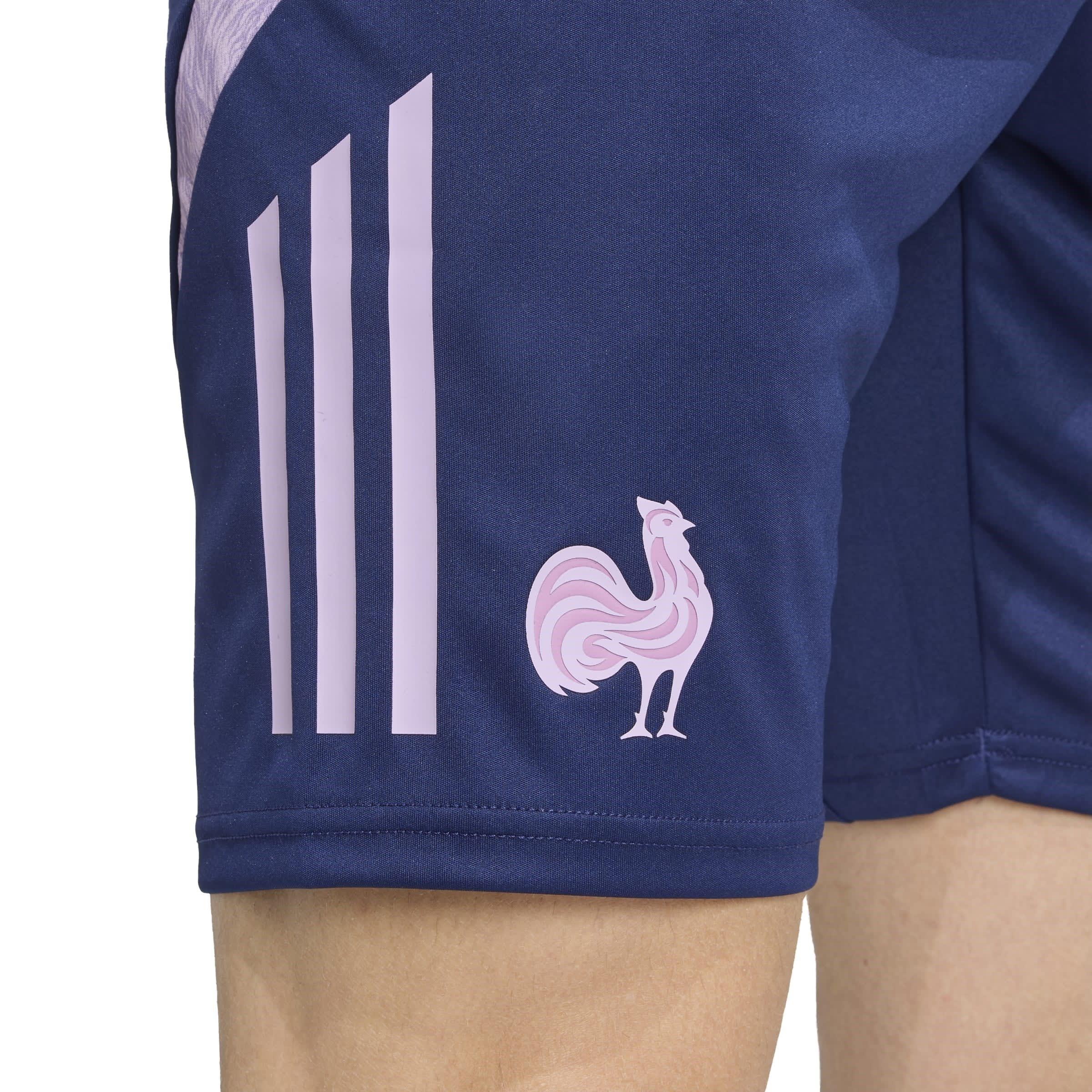 Mørkeblå - adidas - France Rugby World Cup 2025 Gym Shorts Mens - 5