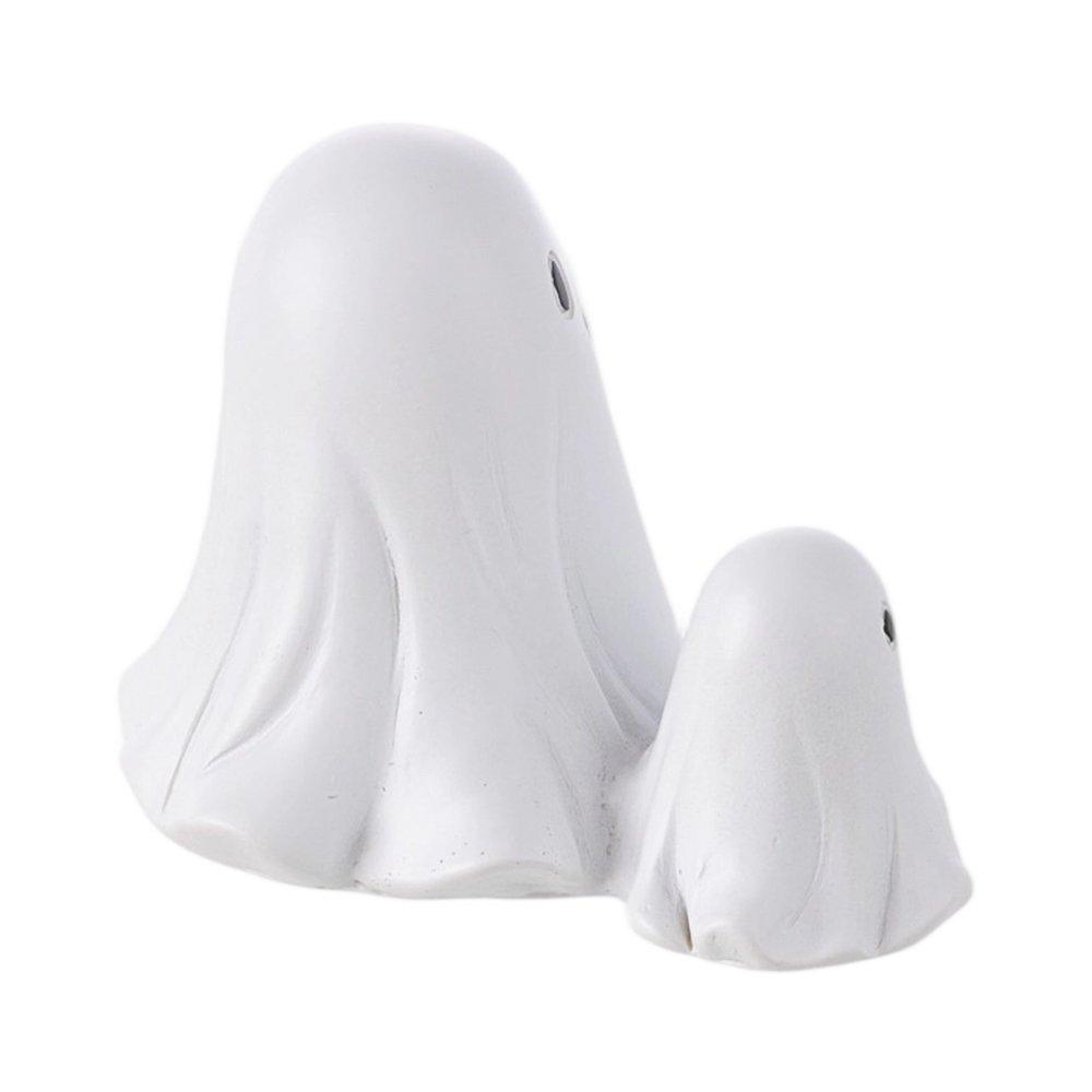 White - LIFE IDEAS - Funny Halloween Ghost Statue Ornament - 4