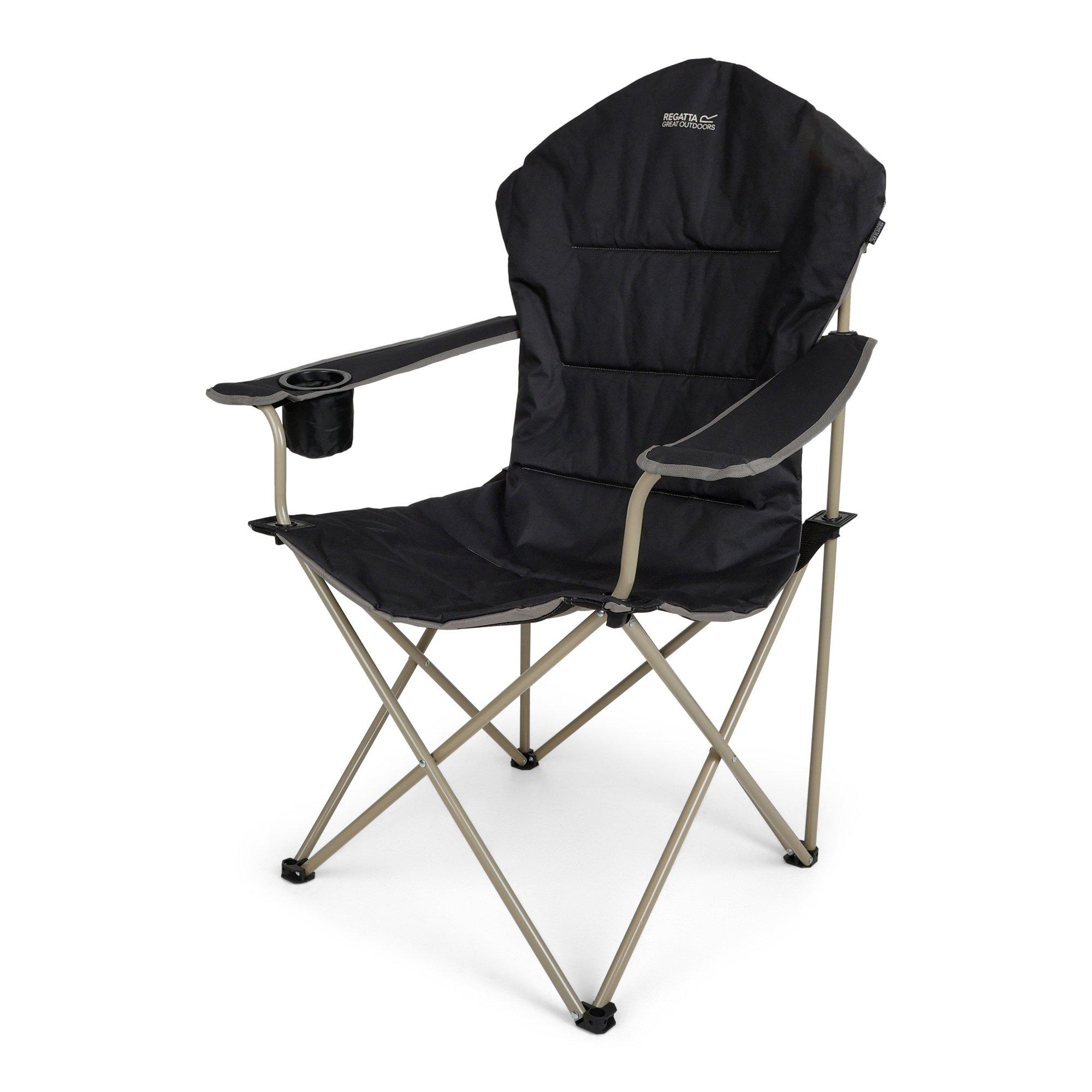 Regatta  Kruza Ii Sturdy-Steel Camping Chair - Ash