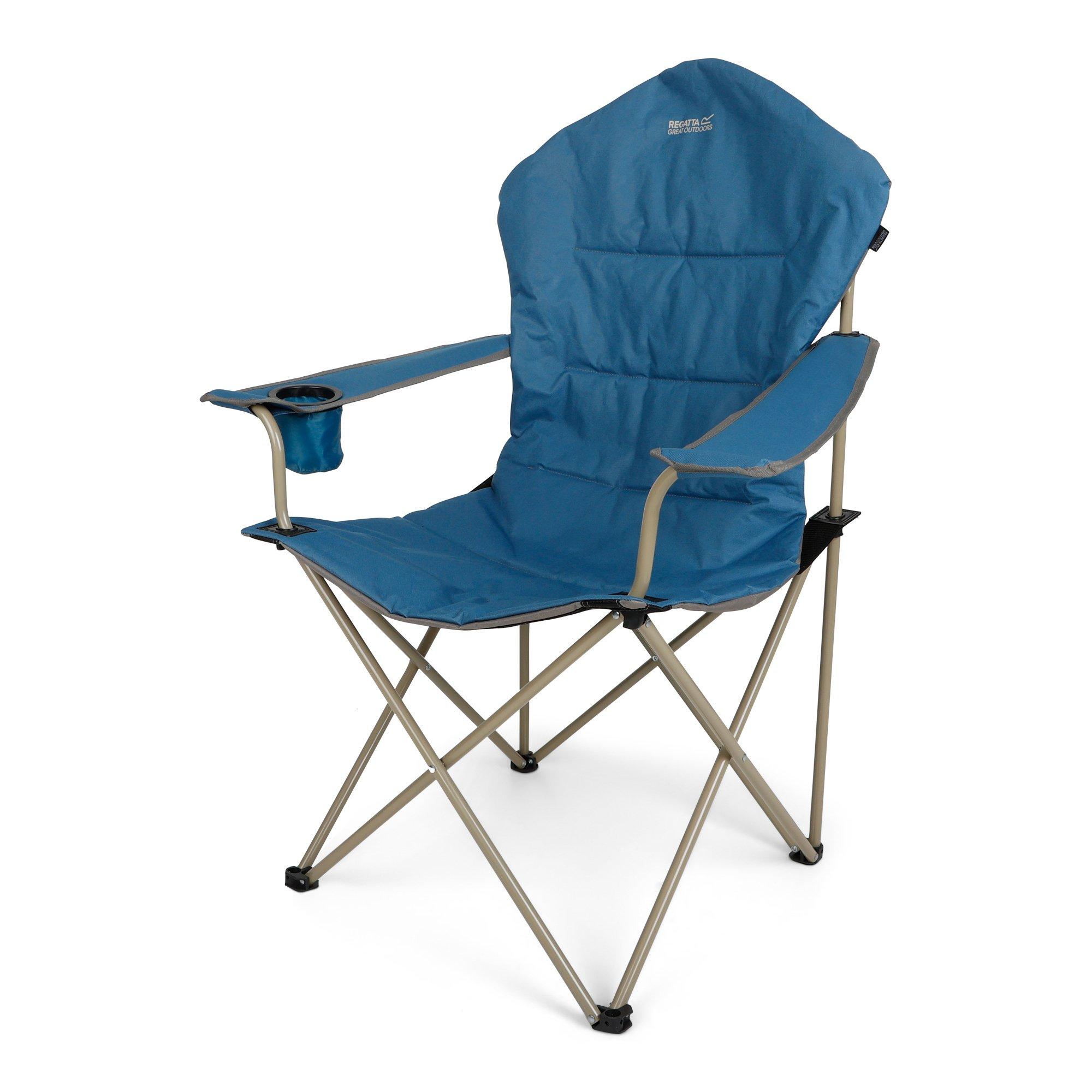 Regatta  Kruza Ii Sturdy-Steel Camping Chair - Dynasty Blue