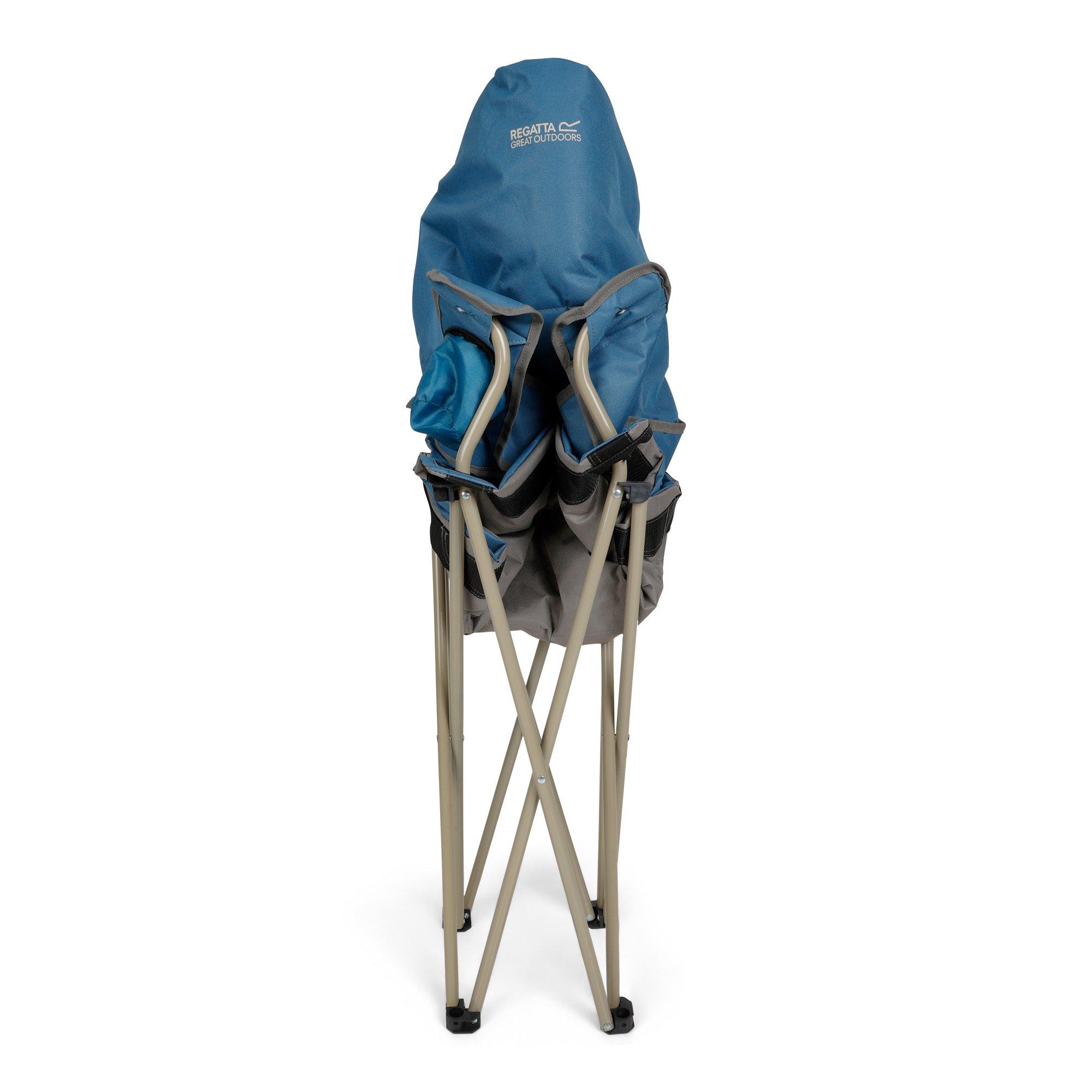 Dynasty Blue - Regatta - Kruza II Sturdy-Steel Camping Chair - 6