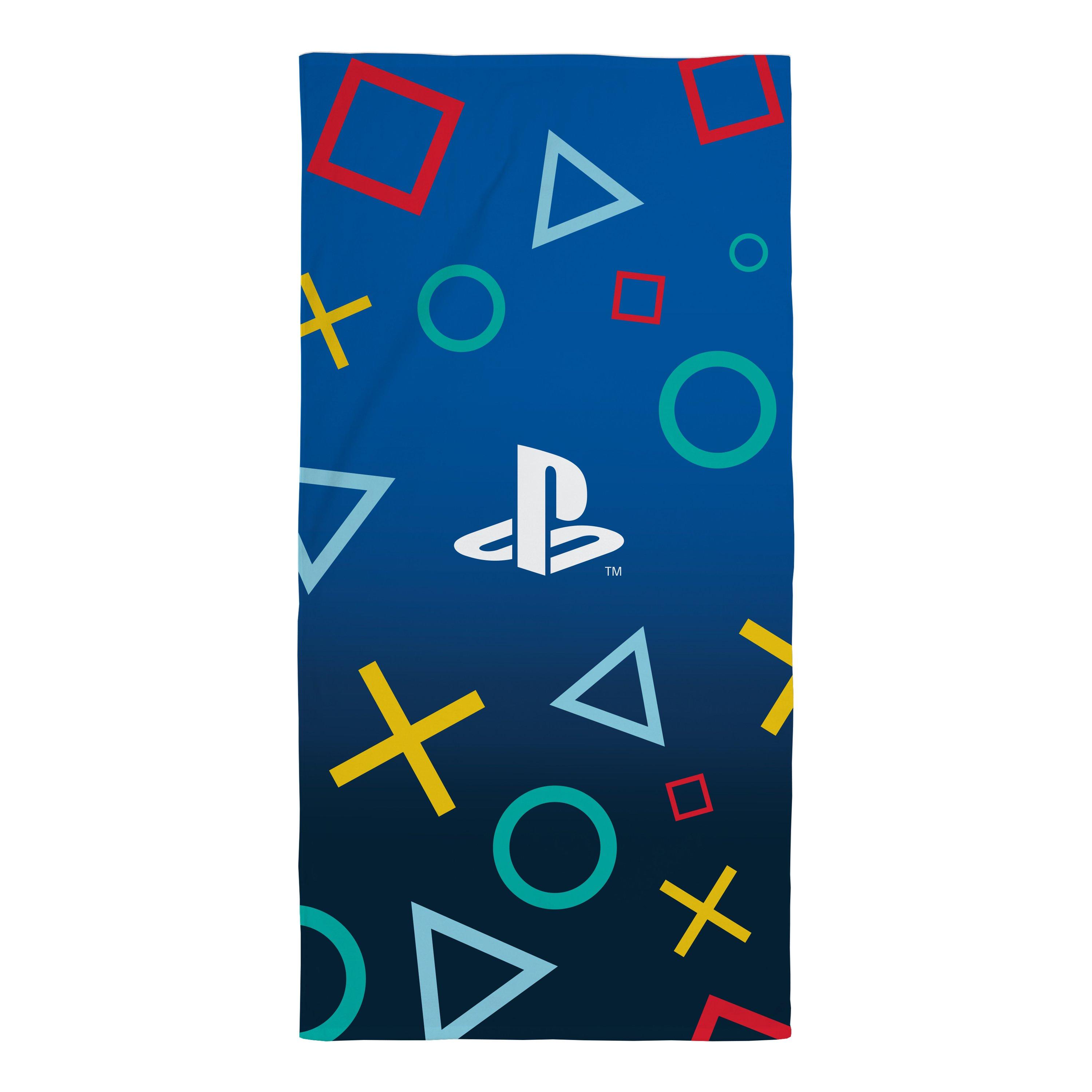 Blue - PlayStation - Playstation Scatter Beach Towel - 1