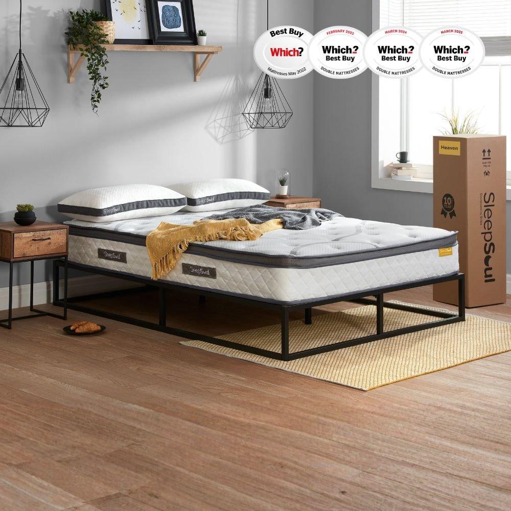 White - SleepSoul - SleepSoul Heaven Super King Mattress - 1
