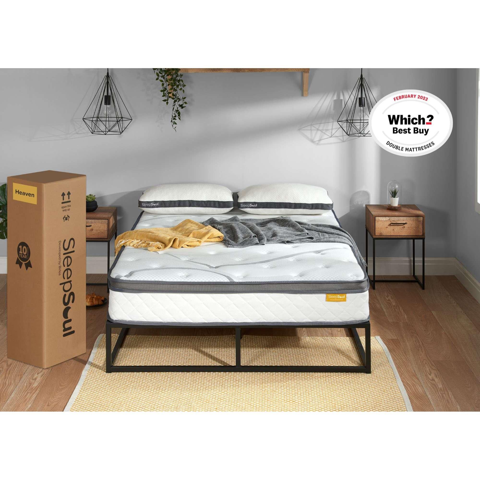 White - SleepSoul - SleepSoul Heaven 1000 Mattress - 2