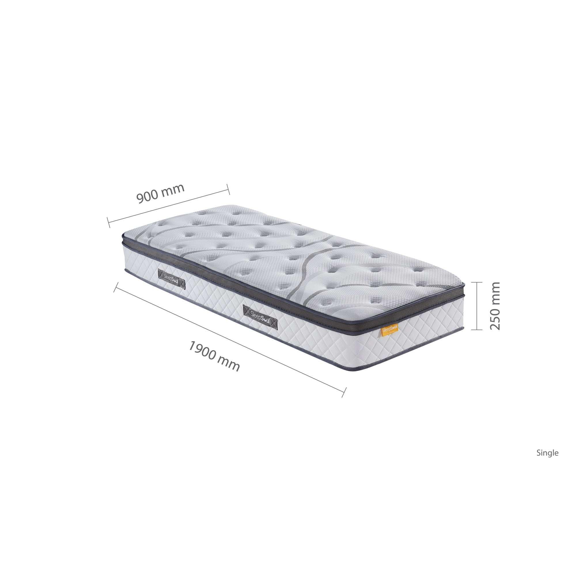 White - SleepSoul - SleepSoul Heaven 1000 Mattress - 10