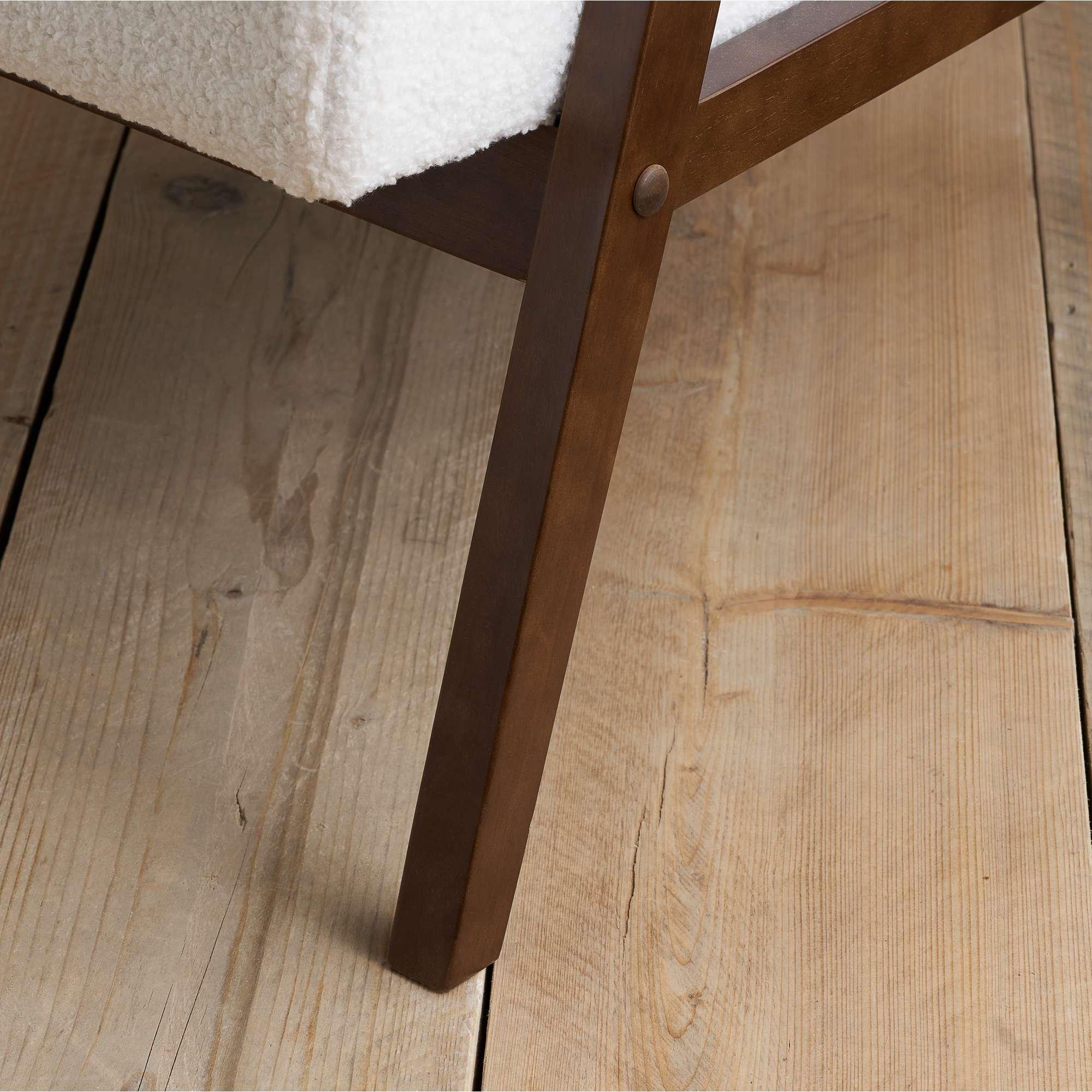 White - Birlea - Ellwood Fabric Armchair - 4