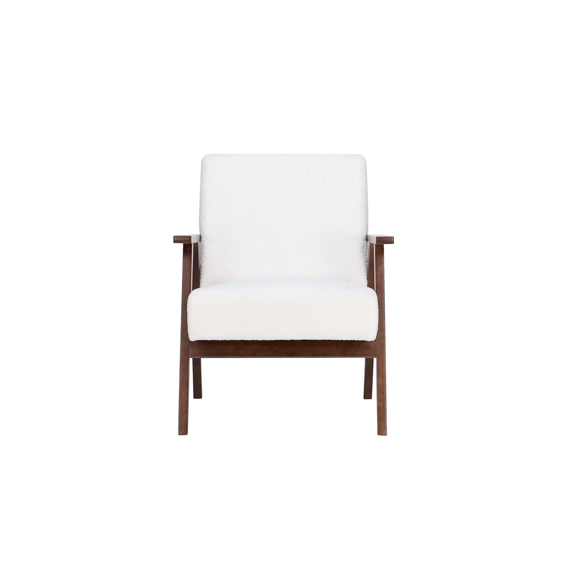 White - Birlea - Ellwood Fabric Armchair - 6