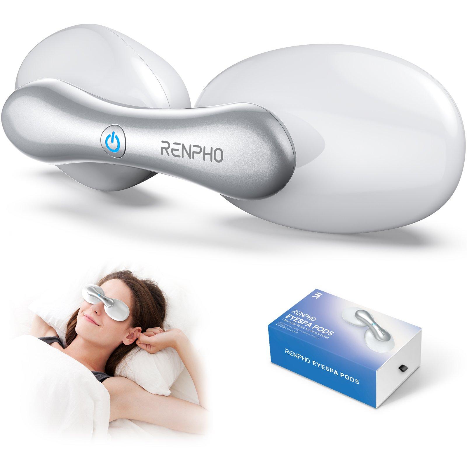 White - Renpho - Eyespa Pods Hot & Cool Eye Care - 9