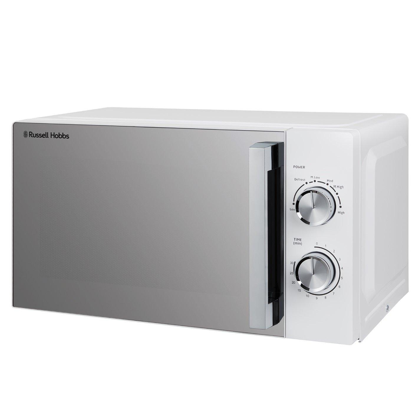 White - Russell Hobbs - RHM1735 17 Litre White Manual Microwave - 10