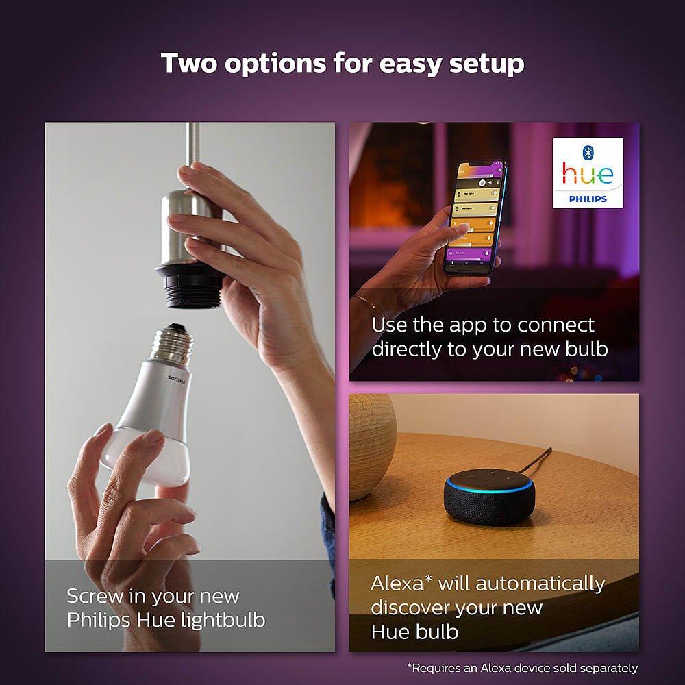 White - Philips Hue - HueWCA 5.7W GU10 Smart Bulb 2P UK - 5