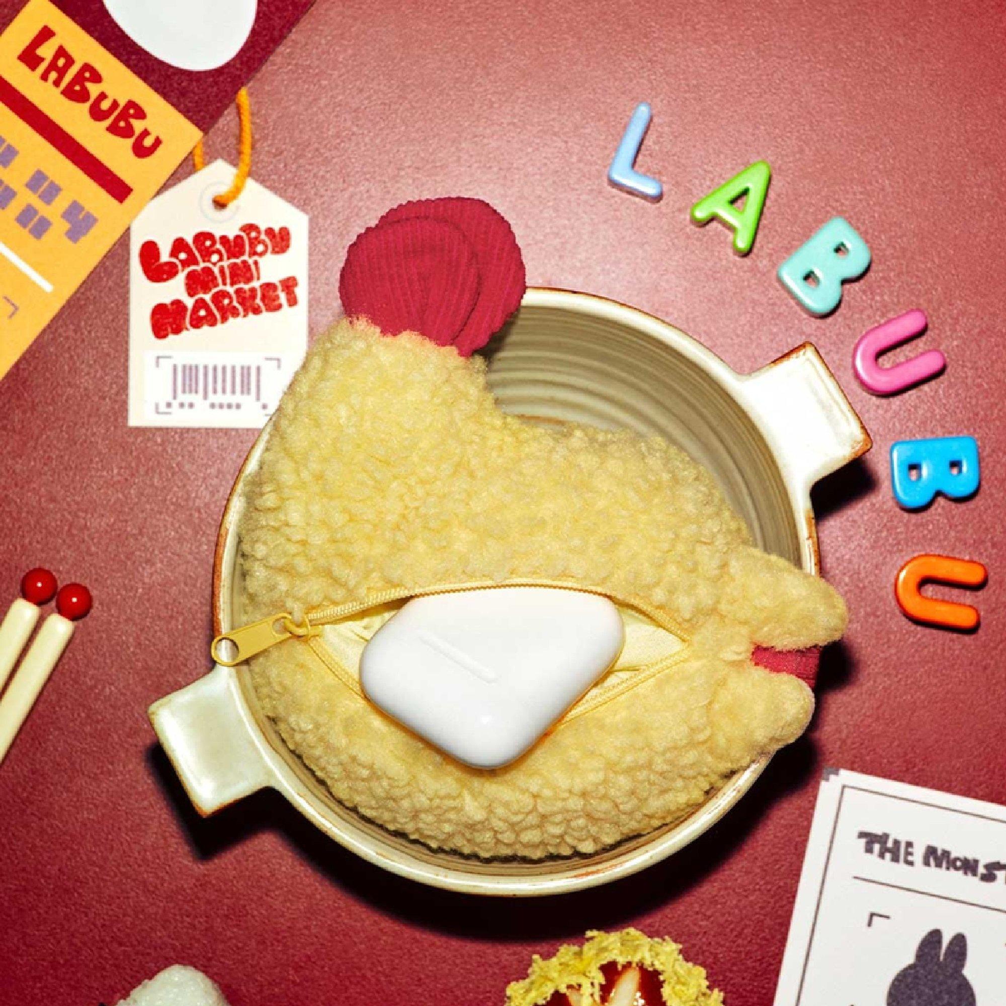 Yellow - Pop Mart - LABUBU THE MONSTERS Wacky Mart Earphone Case - 3