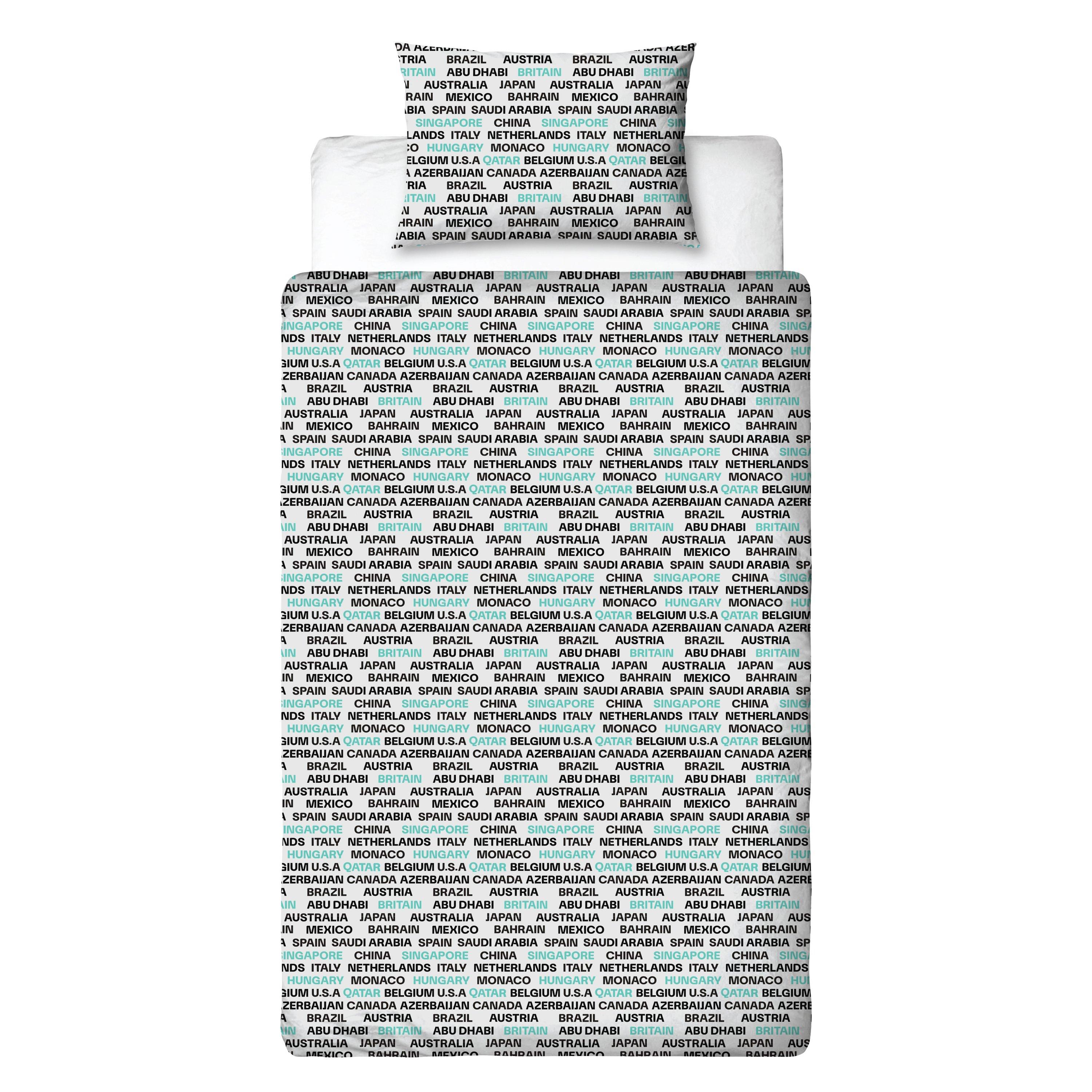 Black - Mercedes - Mercedes Ridge Single Duvet - 2