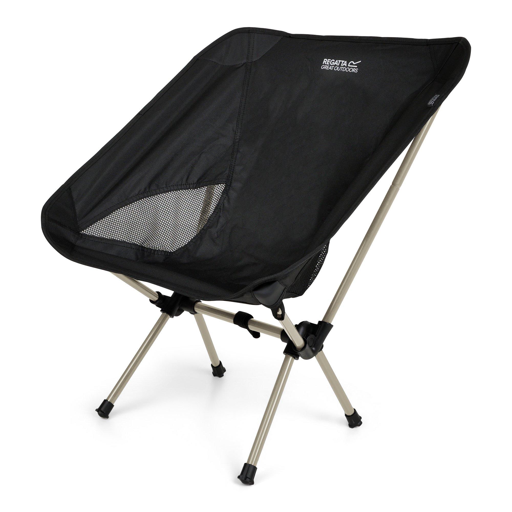 Regatta  Montegra Trek Sturdy-Steel Camping Chair - Black