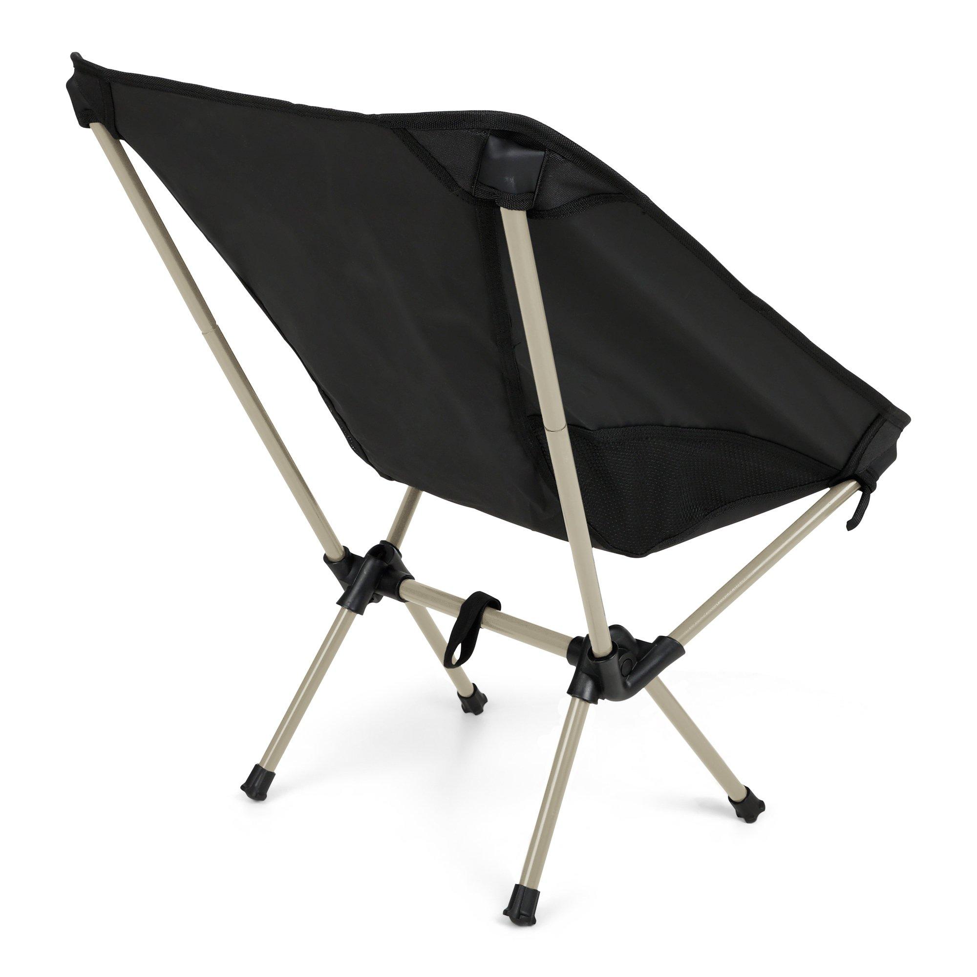 Black - Regatta - Montegra Trek Sturdy-Steel Camping Chair - 5
